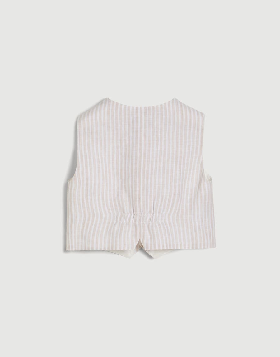 Bernie Baby vest Oat Baby - Brunello Cucinelli