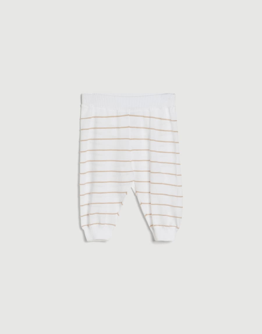 Bernie Baby striped trousers Panama Baby - Brunello Cucinelli