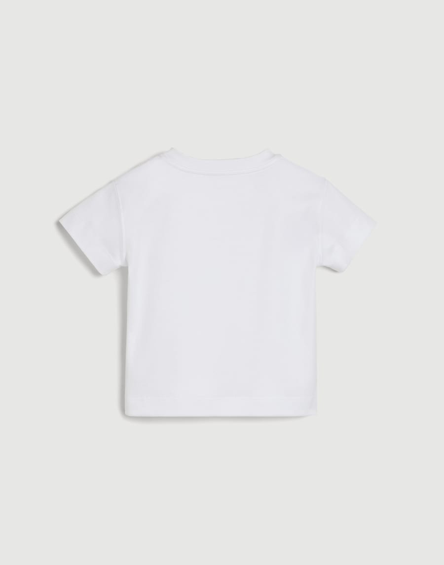 Cotton jersey Baby Bernie T-shirt White Baby - Brunello Cucinelli