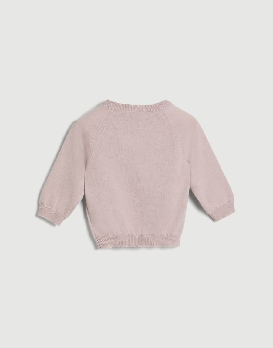 Bernie Baby cashmere sweater Pink Baby - Brunello Cucinelli
