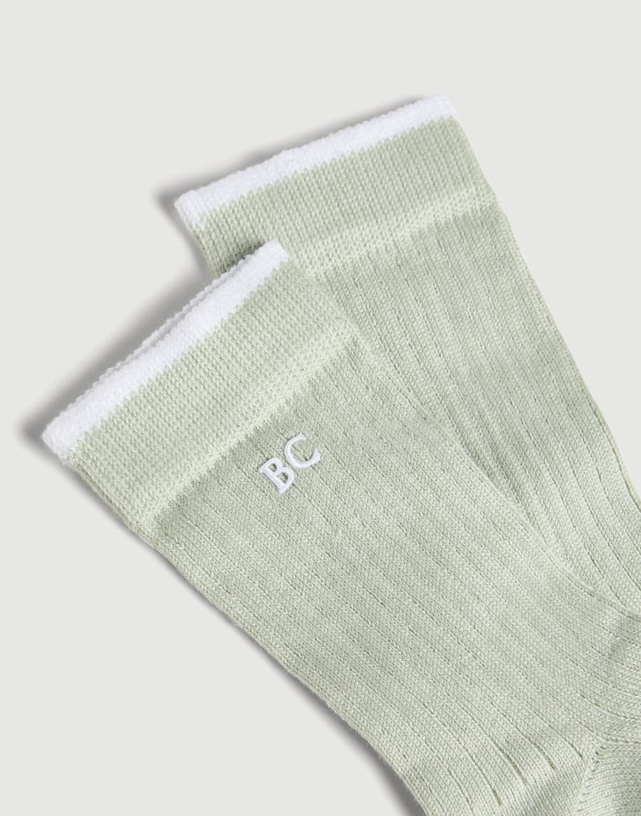 Bernie Baby socks Mint Green Baby - Brunello Cucinelli