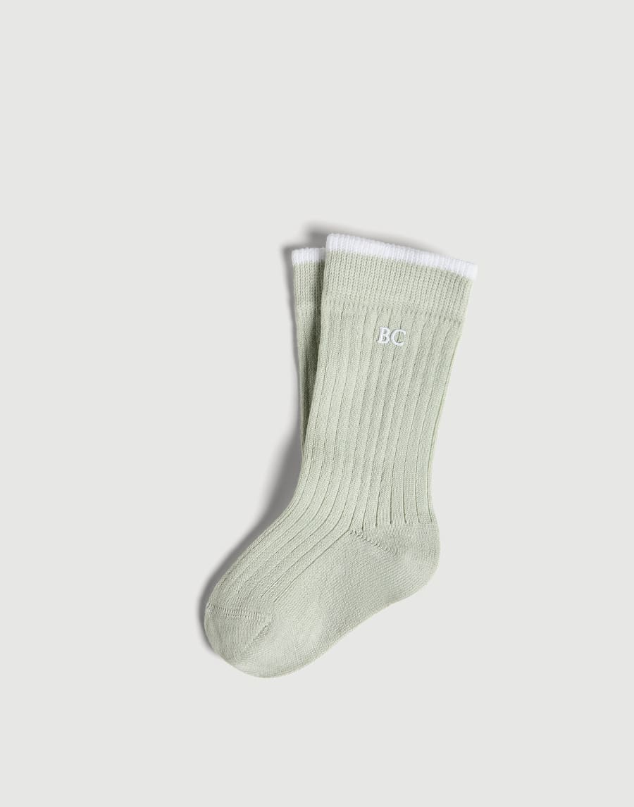 Bernie Baby socks Mint Green Baby - Brunello Cucinelli