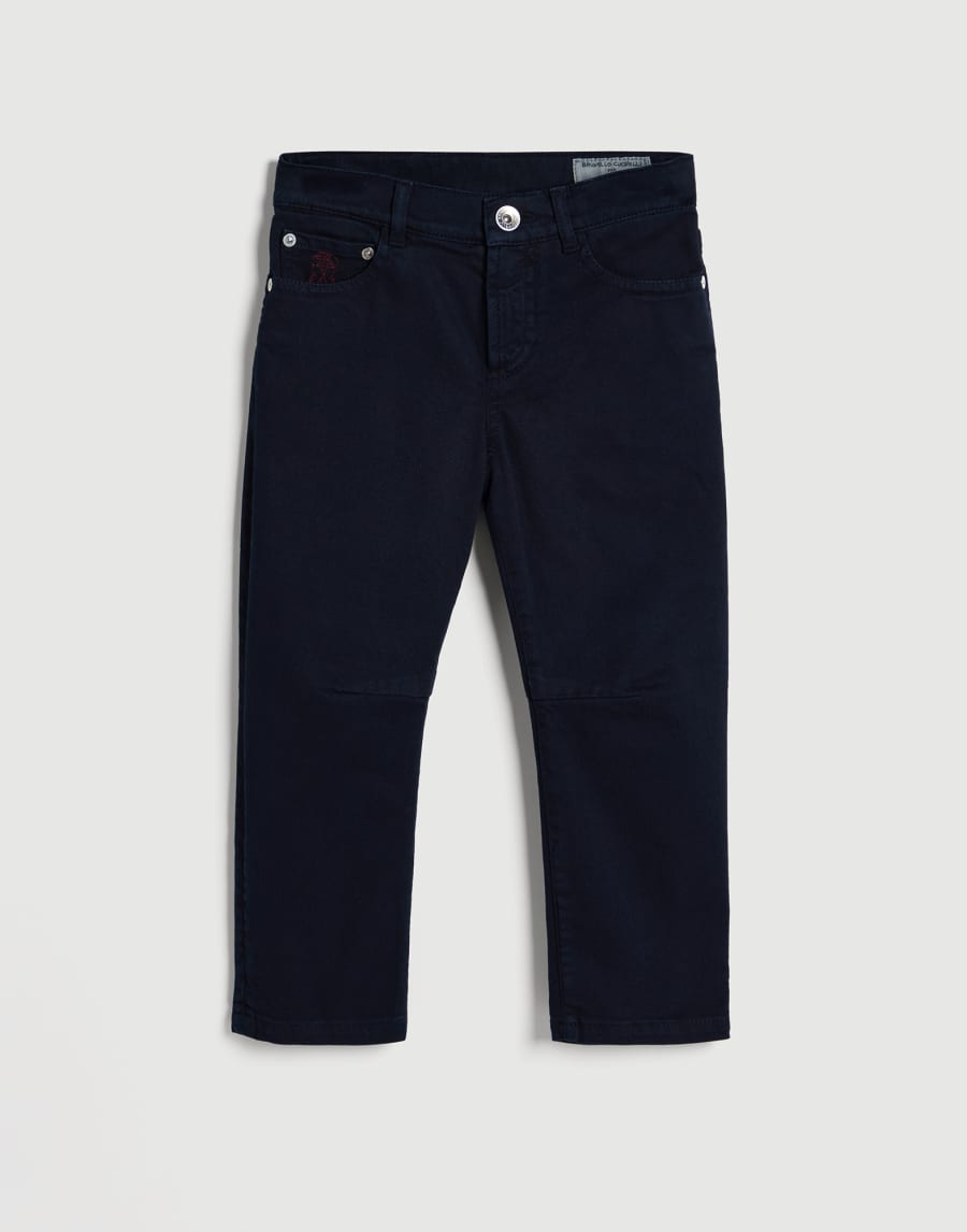 Pantalon cinq poche Bleu Marine Garçon - Brunello Cucinelli