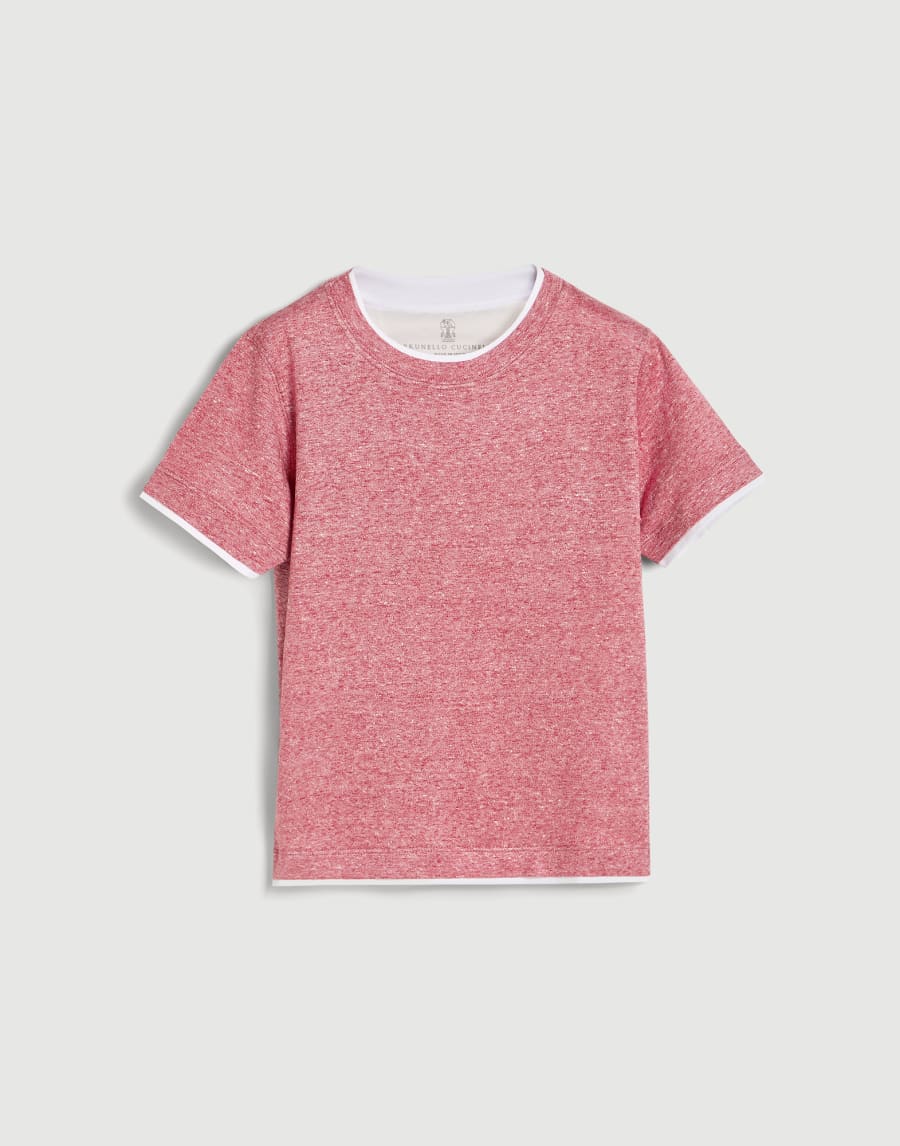 Jersey T-shirt Red Boys - Brunello Cucinelli