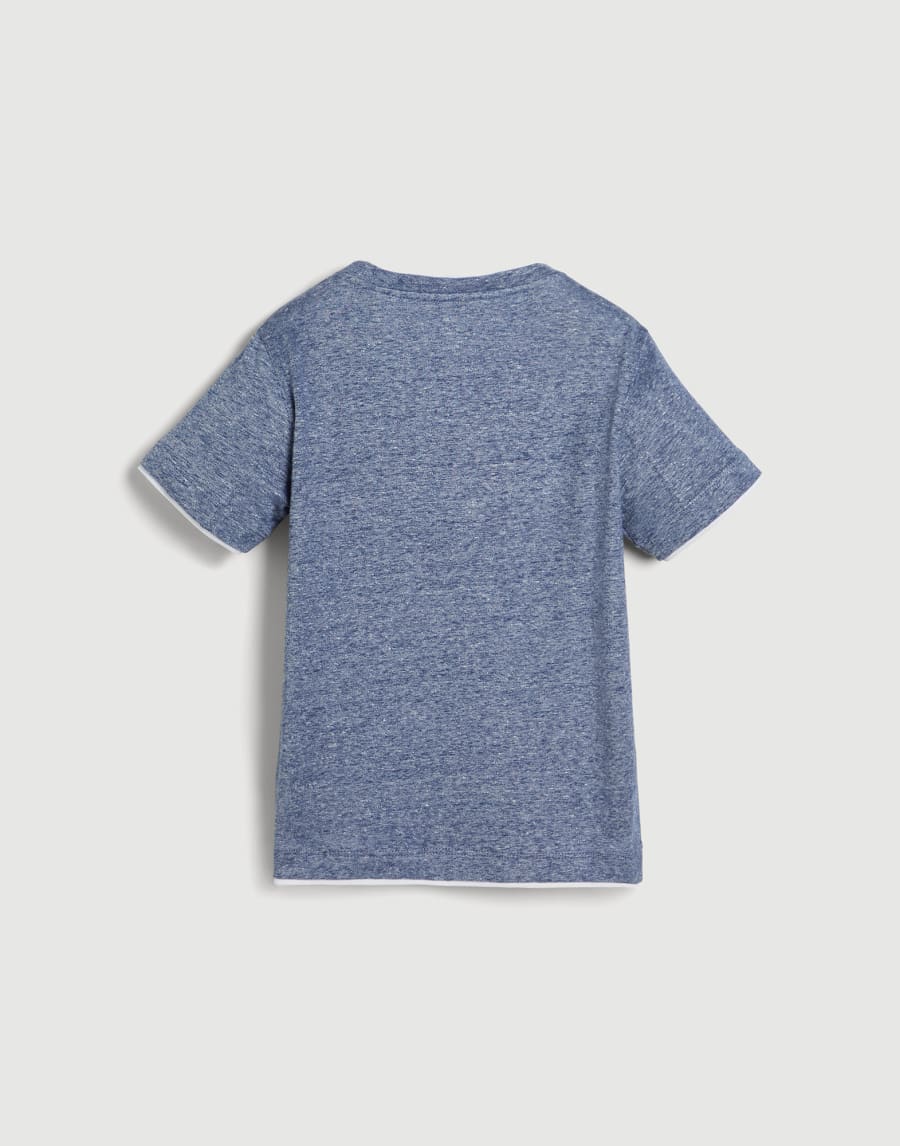 Jersey T-shirt Denim Boys - Brunello Cucinelli