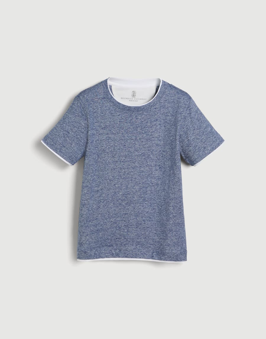 Jersey T-shirt Denim Boys - Brunello Cucinelli