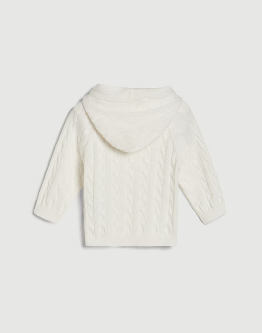 Baby Bernie hoodie Panama Baby - Brunello Cucinelli