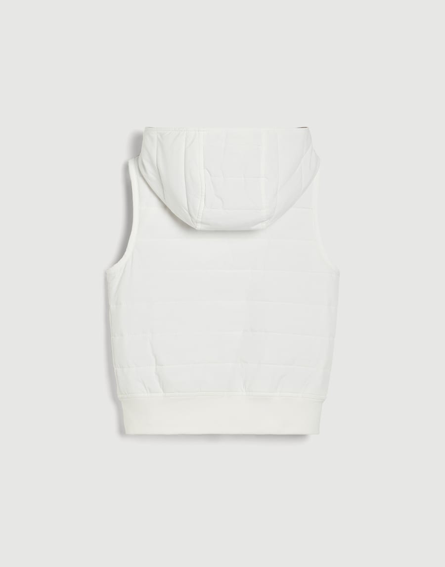 サーモア®フィリング ベスト オフホワイト ボーイズ - Brunello Cucinelli