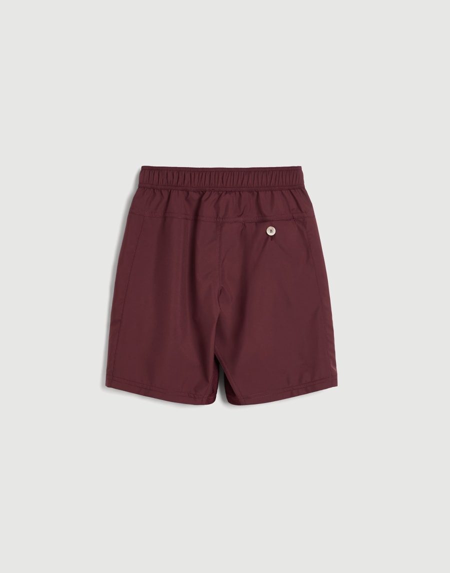 Nylon Bermuda shorts Bordeaux Boys - Brunello Cucinelli