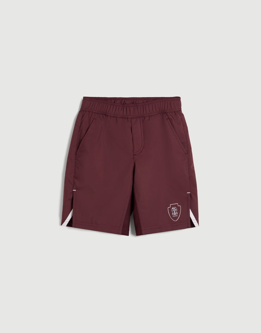 Nylon Bermuda shorts Bordeaux Boys - Brunello Cucinelli