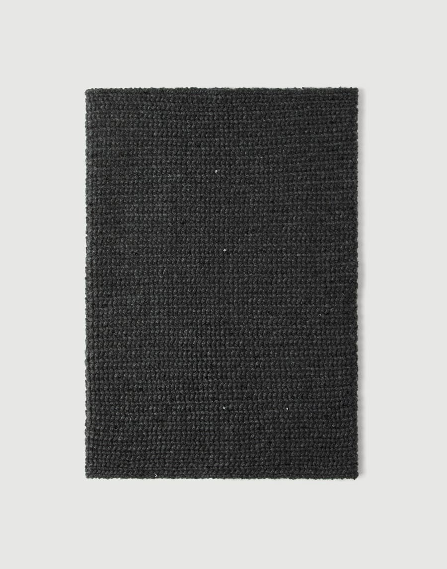 Dazzling neck warmer Dark Grey Woman - Brunello Cucinelli