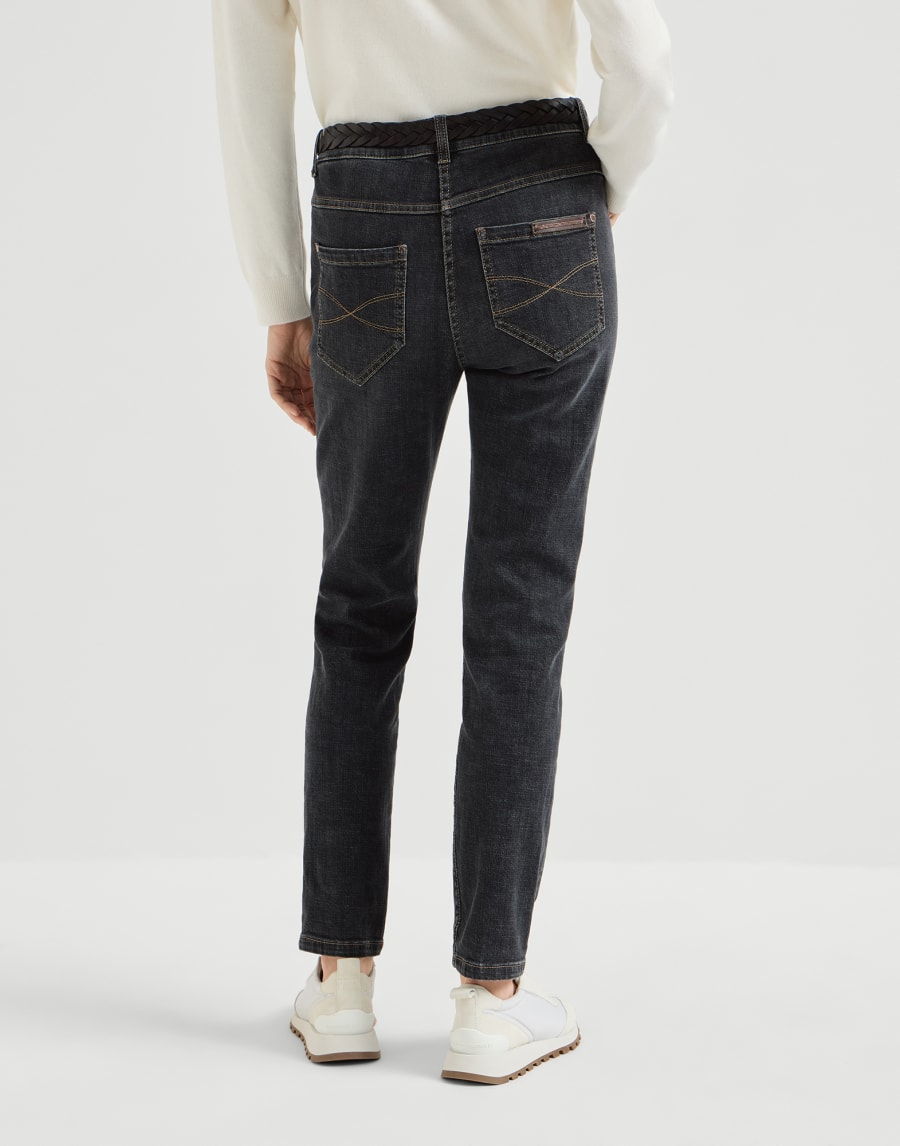 Slim trousers Dark Grey Woman - Brunello Cucinelli