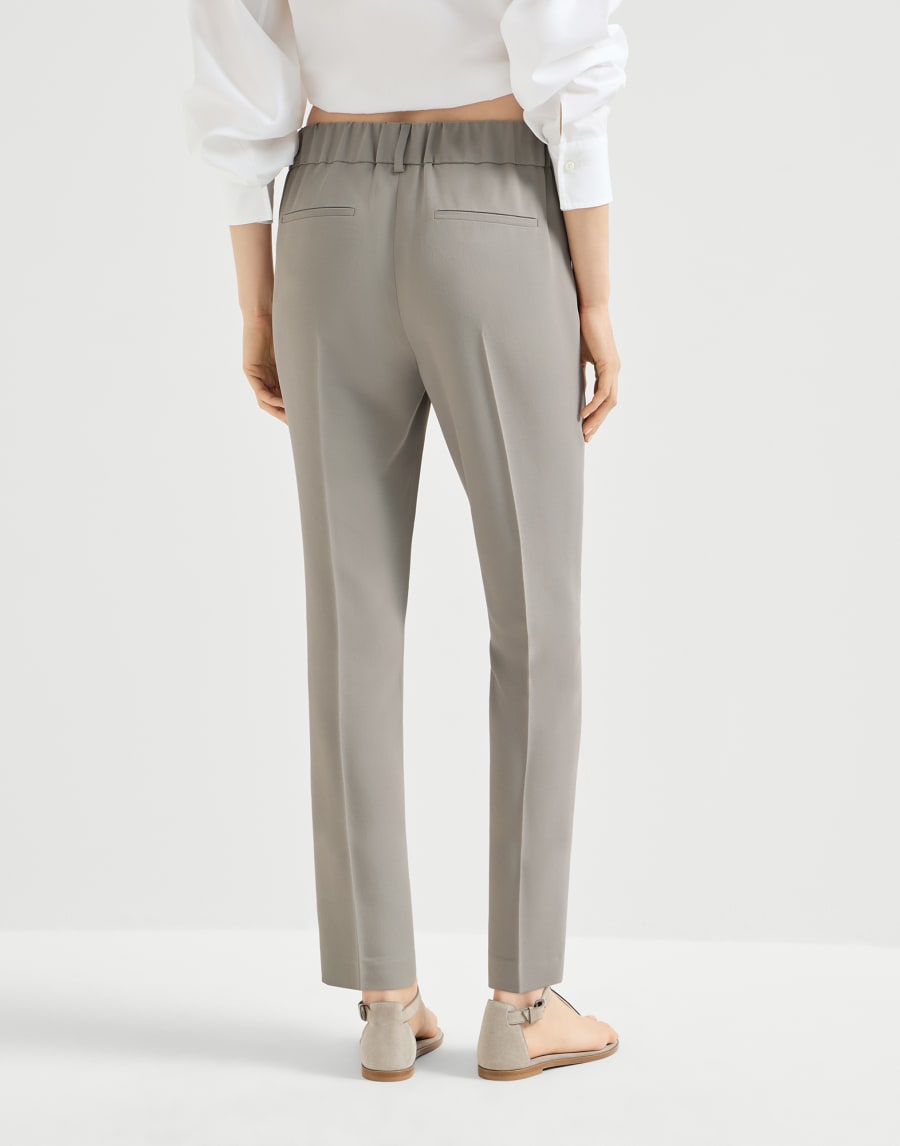 Tailored Jogger trousers Light Grey Woman - Brunello Cucinelli