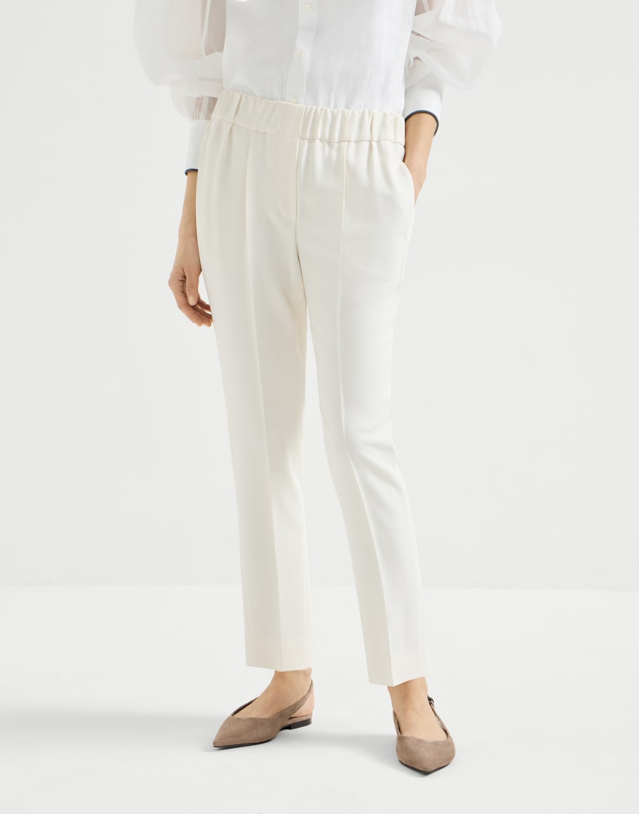 Tailored Jogger trousers Off-White Woman - Brunello Cucinelli