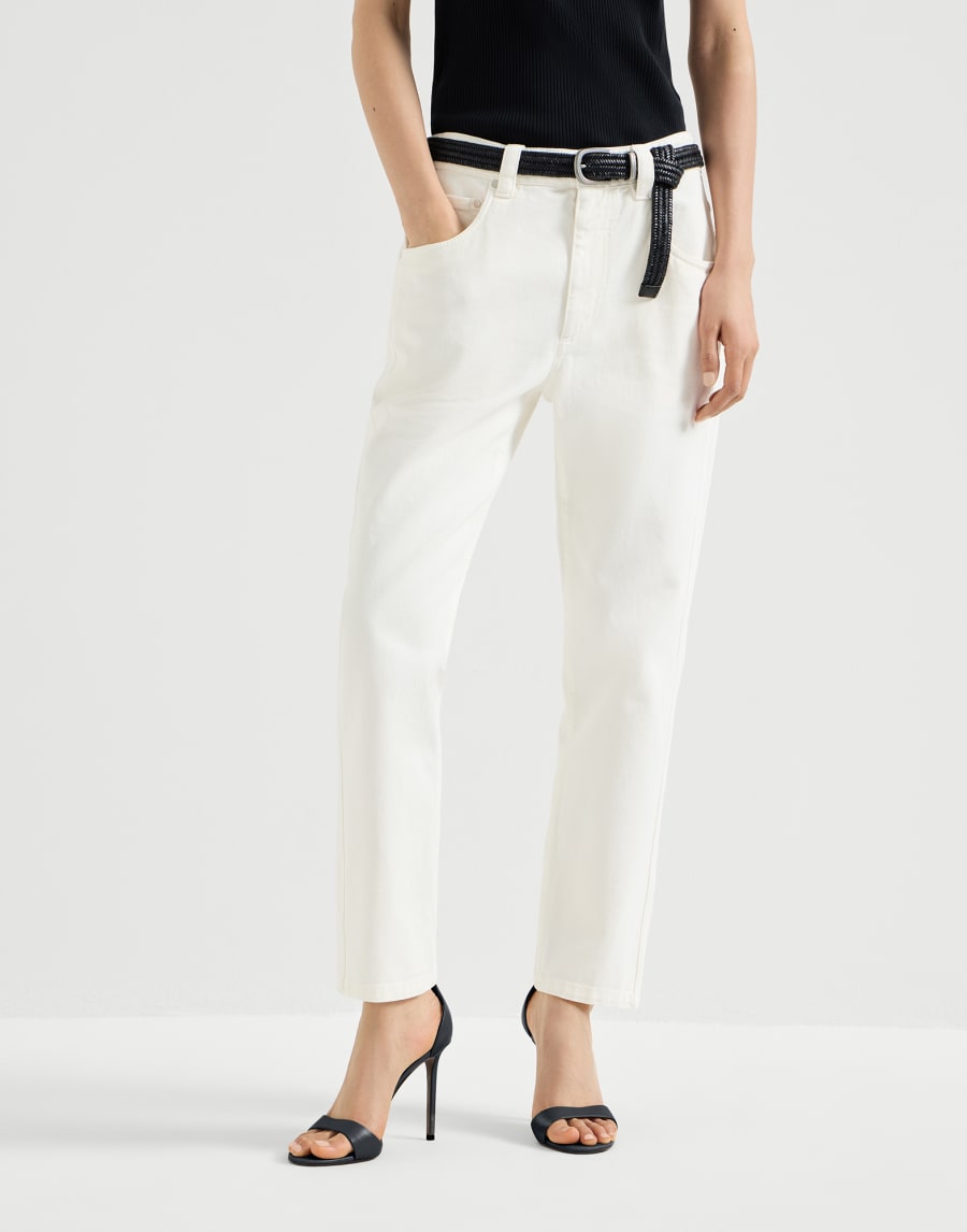 Straight five-pocket trousers Panama Woman - Brunello Cucinelli