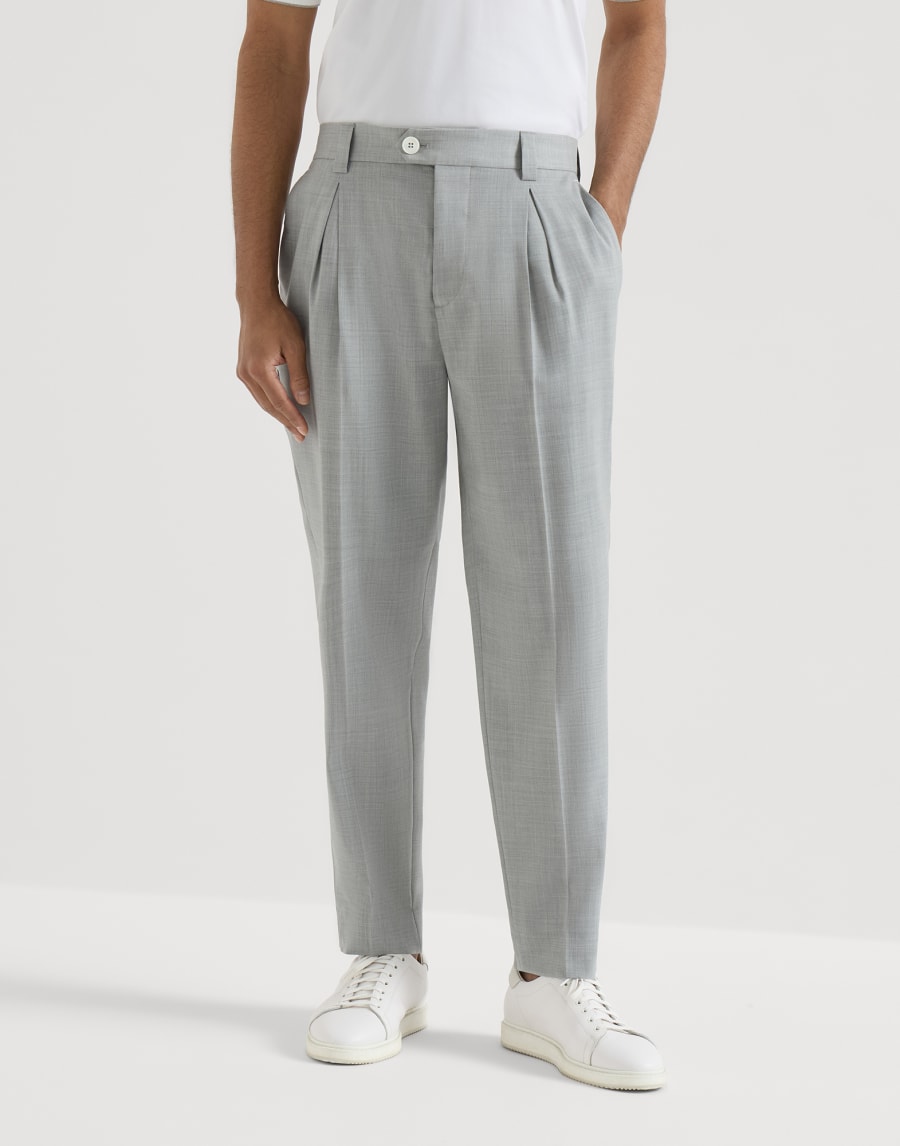 ティーホルダー付き トラウザーズ パール メンズ - Brunello Cucinelli