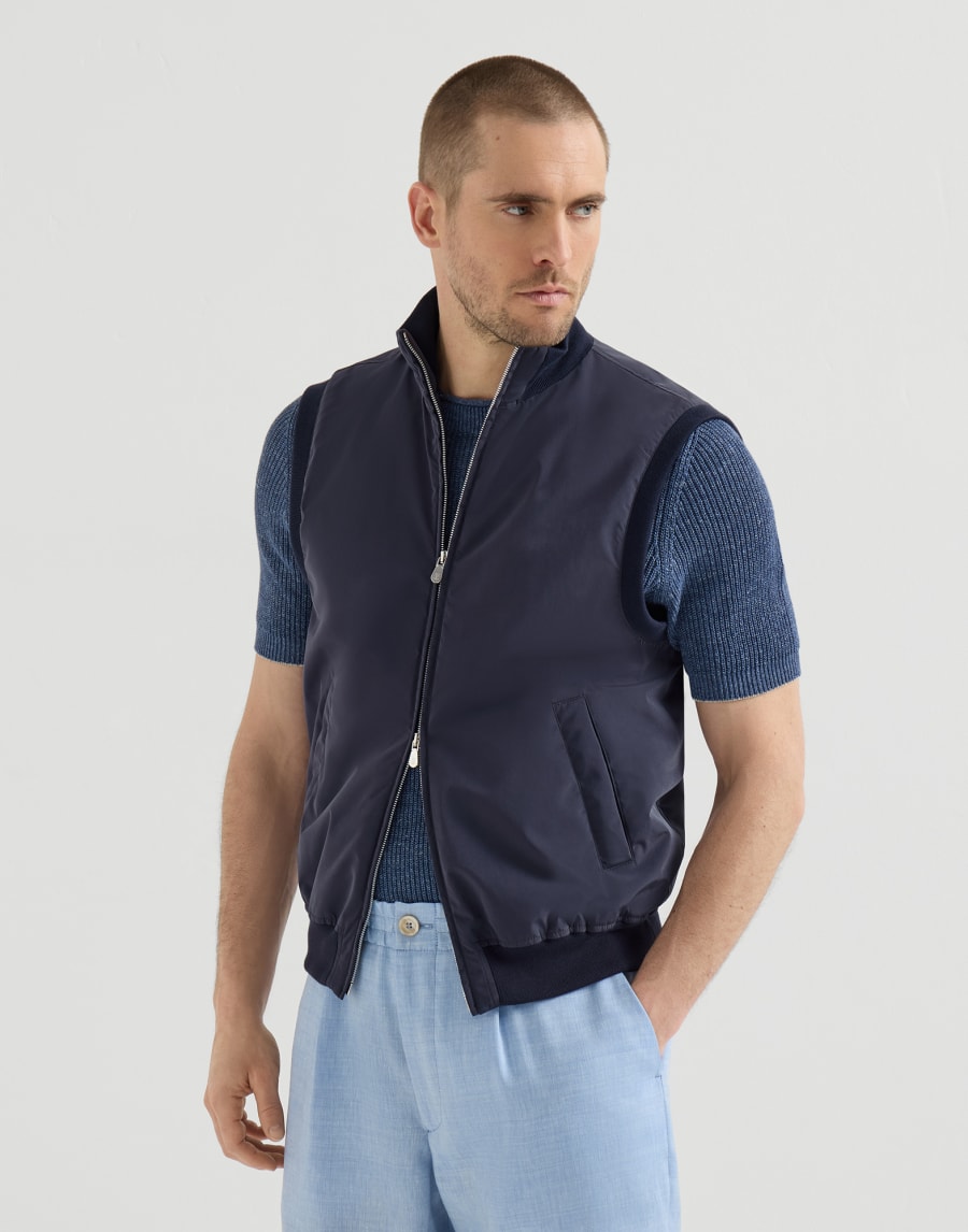 Thermore® 夹袄马甲 蓝色 男款 - Brunello Cucinelli