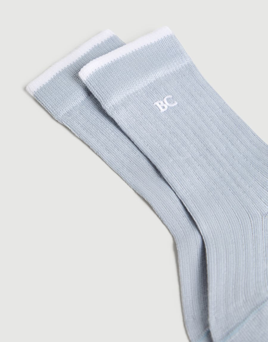 Bernie Baby socks Sky Blue Baby - Brunello Cucinelli