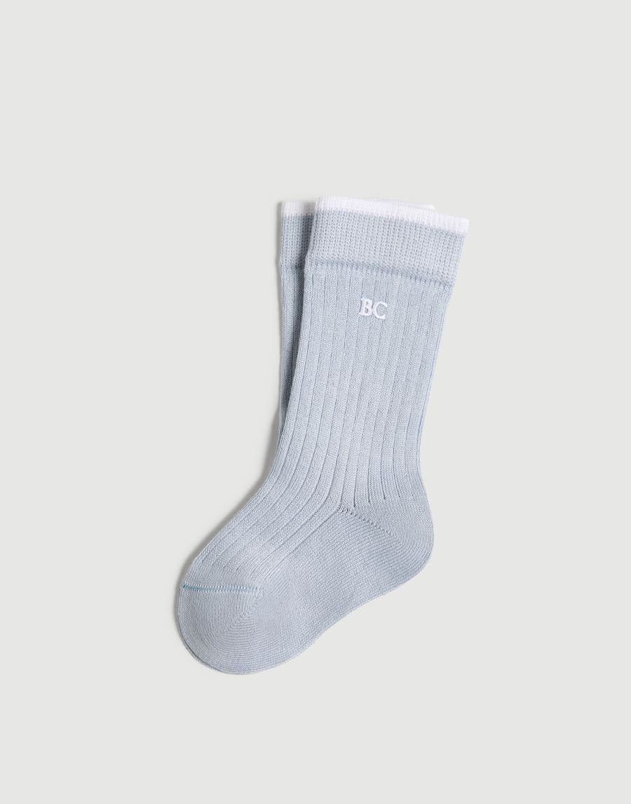 Bernie Baby socks Sky Blue Baby - Brunello Cucinelli