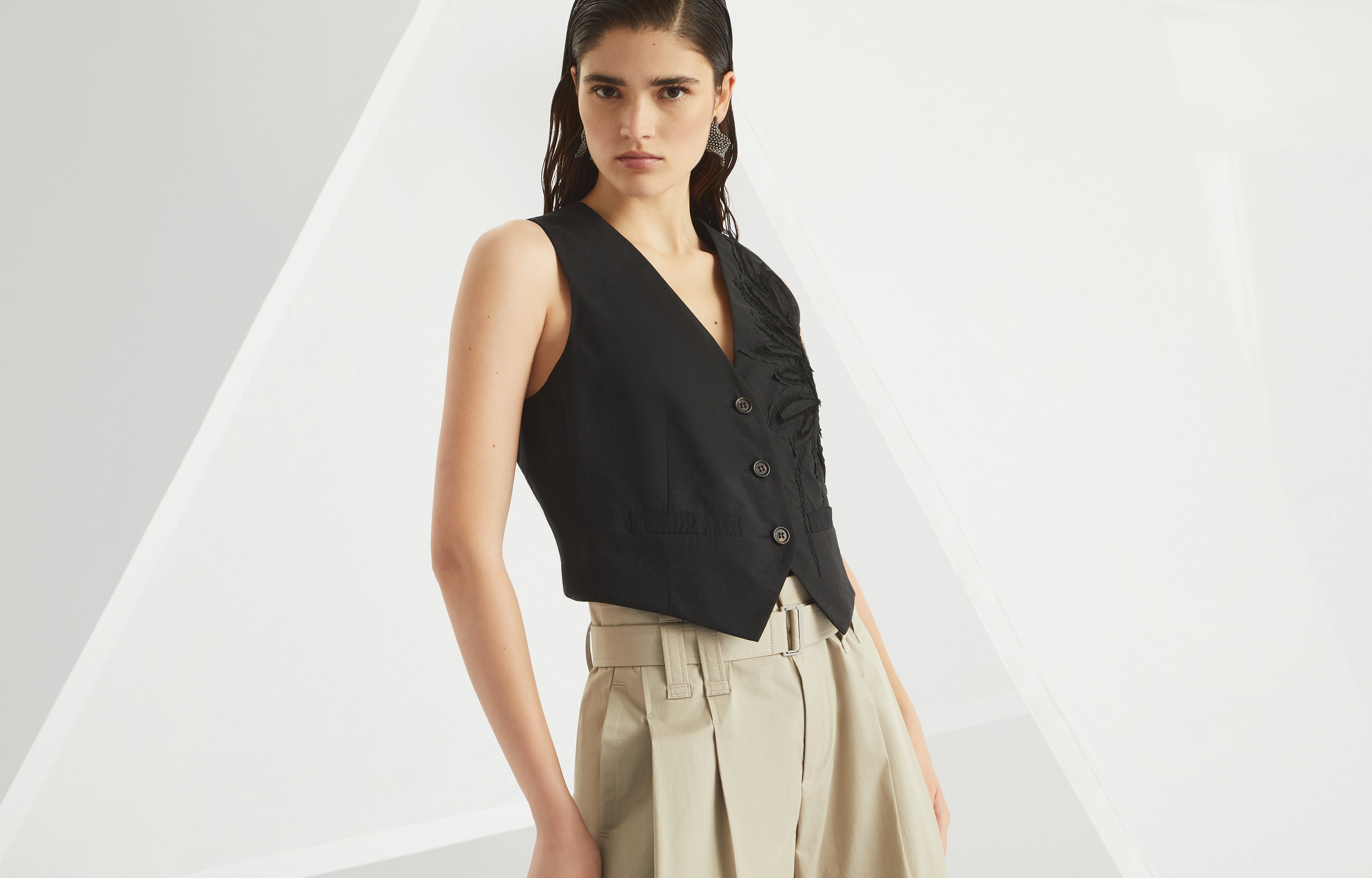 【2024正規激安】 Herbarium Appliqué Woman for (251M0F79HJ506C2869) vest トップス