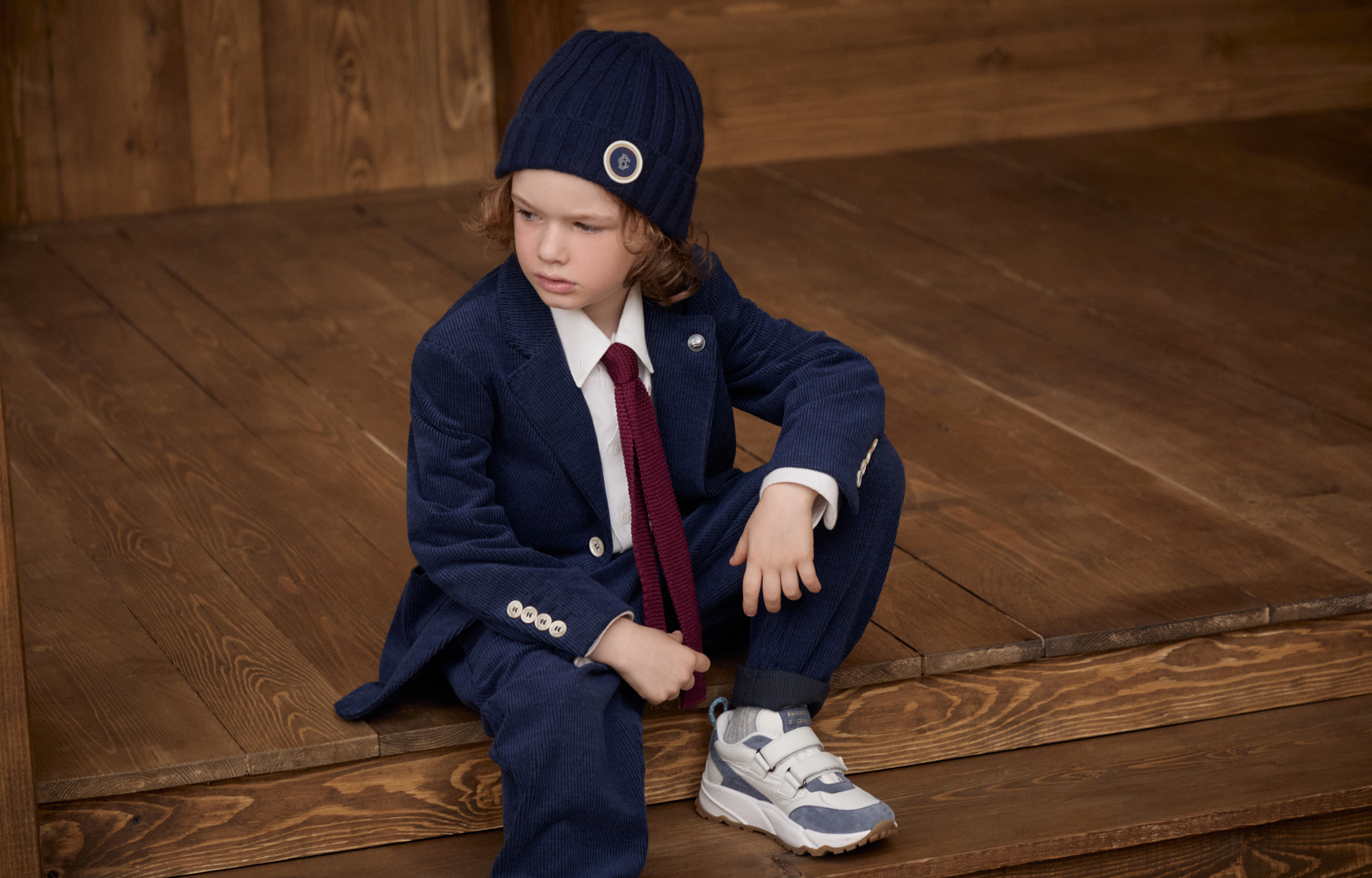 BRUNELLO CUCINELLI　ハンガー　8本セット Brunello Cucinelli Wool Double-Pleated Drawstring Track
