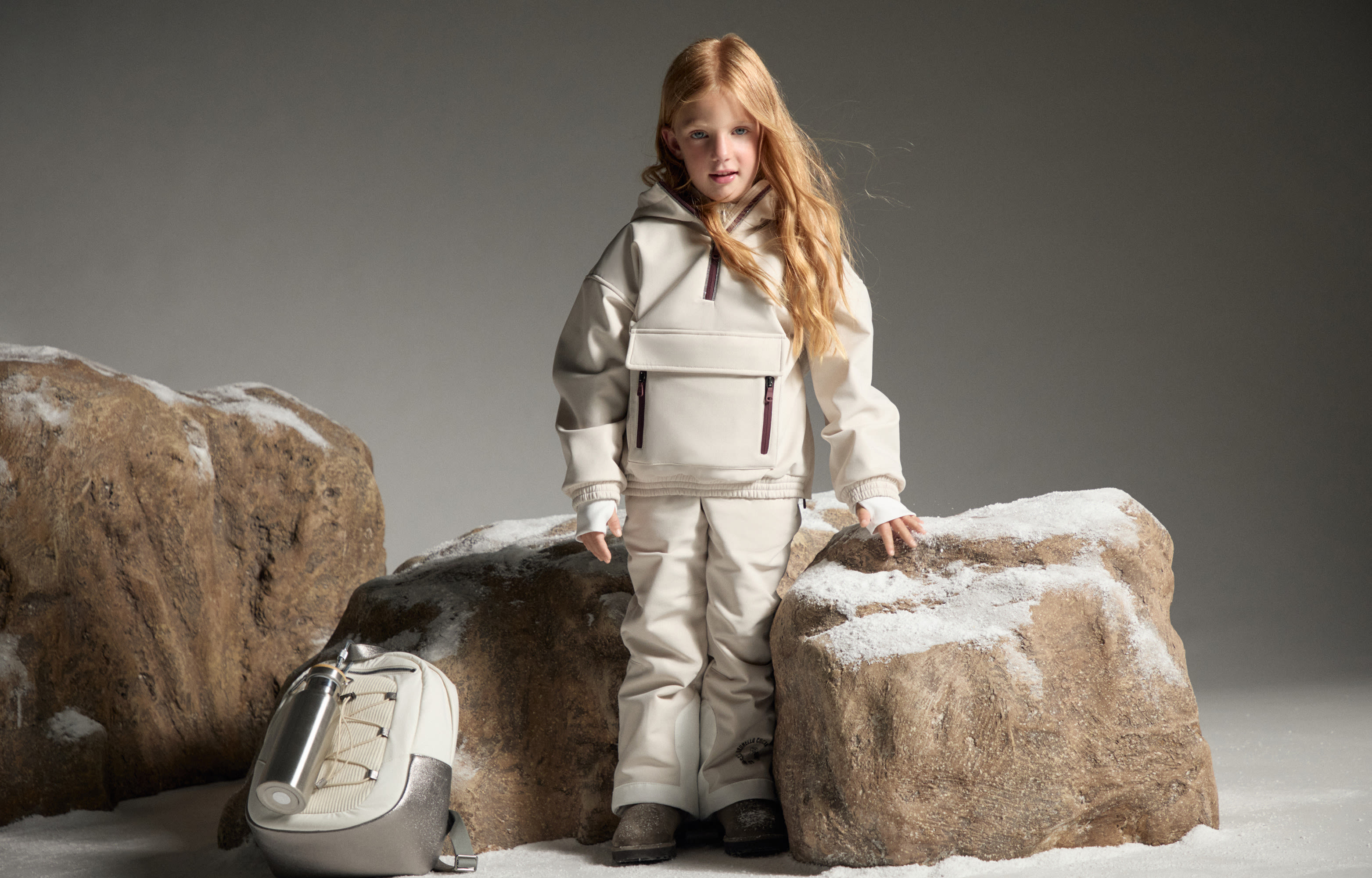 【新品タグ付】CLANE COCOON SALOPETTE PANTS 1 Techno fabric mountain salopettes for Girls in Buff | Brunello