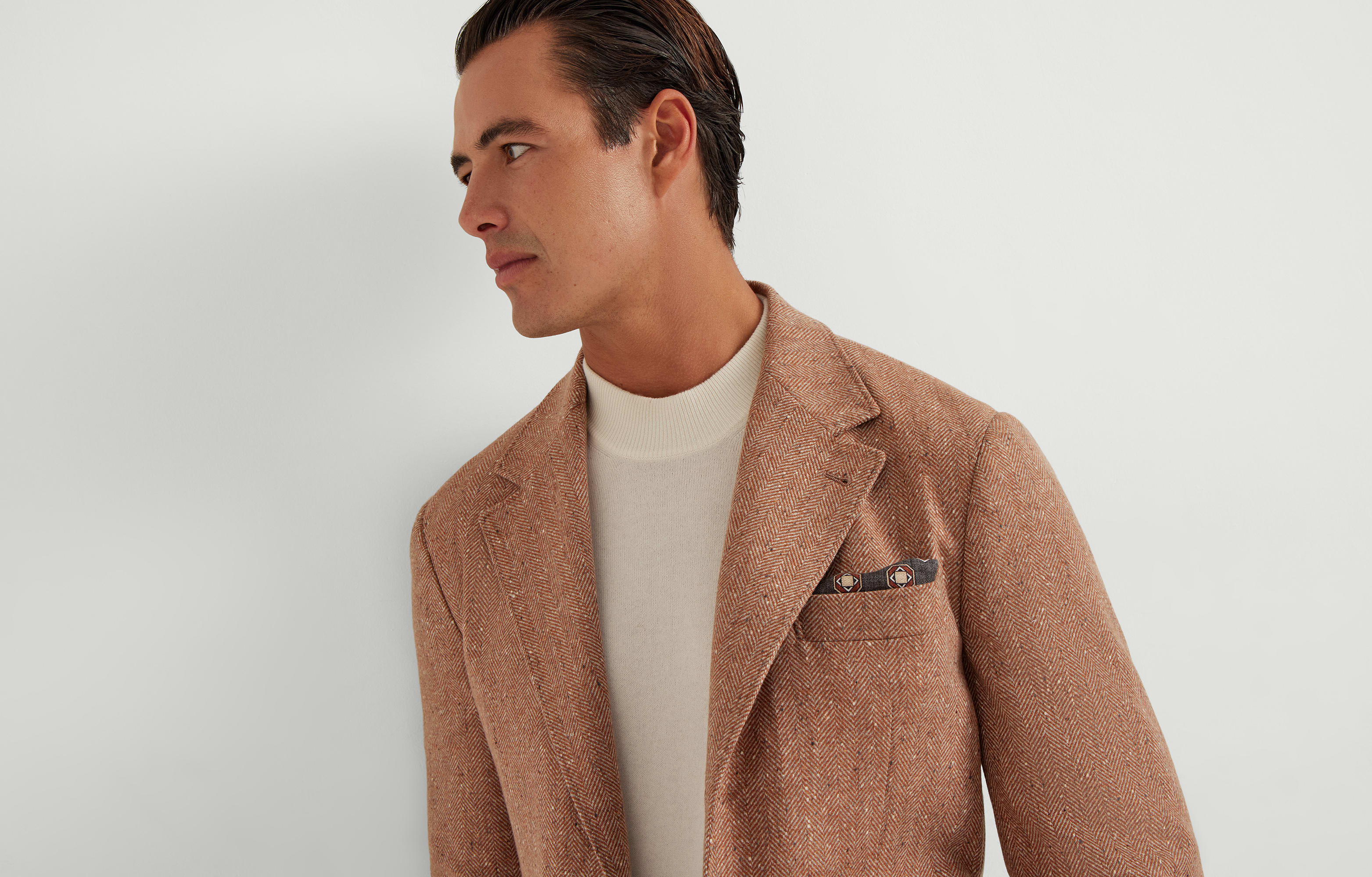 Deconstructed Cavallo blazer for Man in Purple-Red