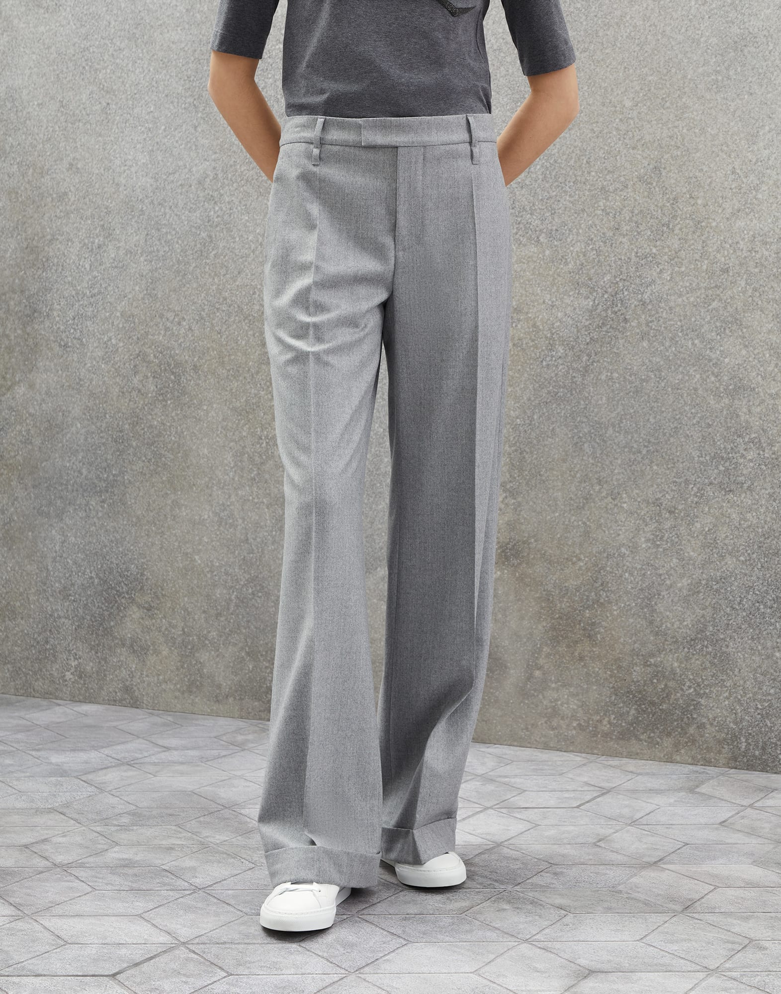Women's wool 2025 flannel pants