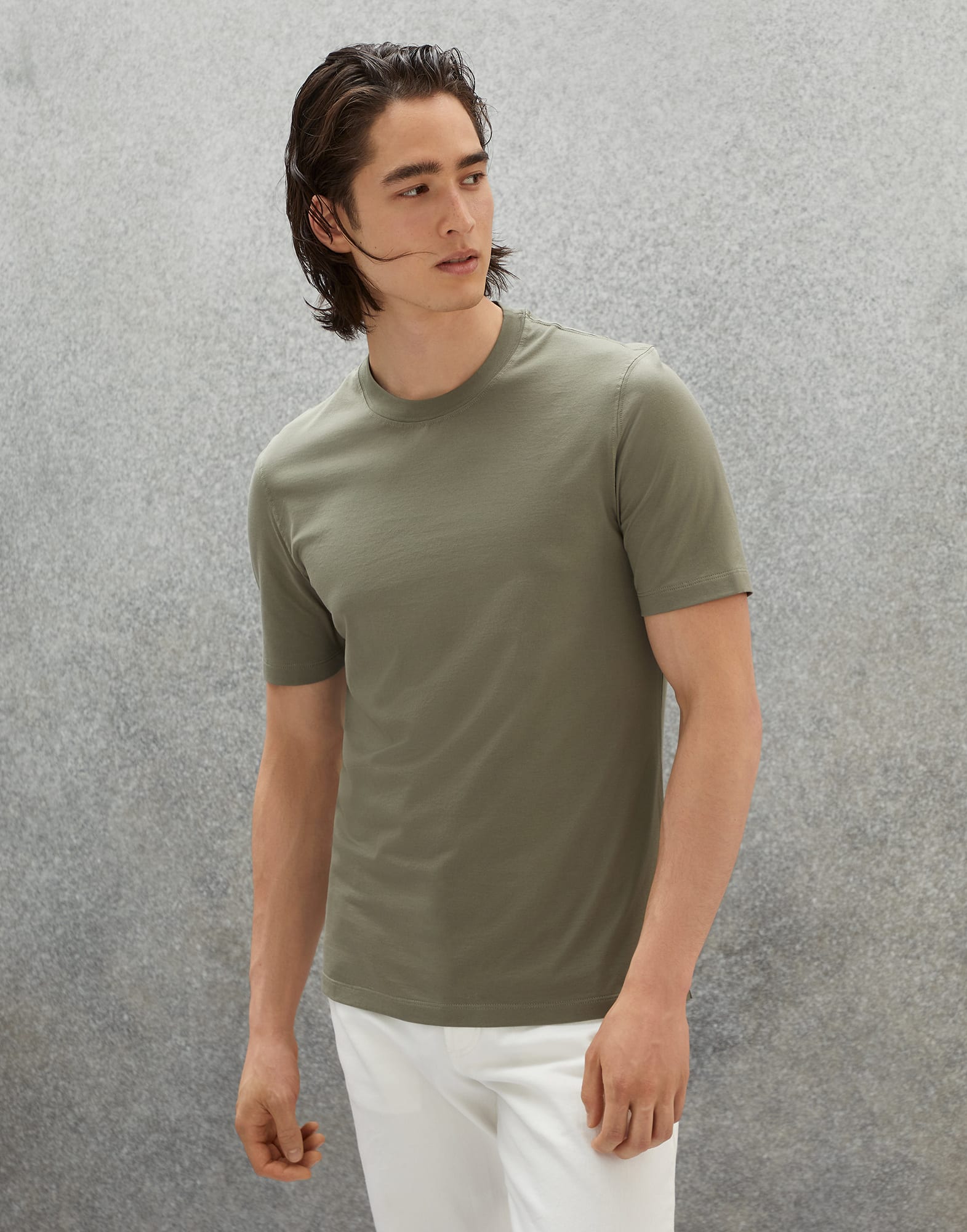 Jersey T-shirt (232M0T611308) for Man | Brunello Cucinelli