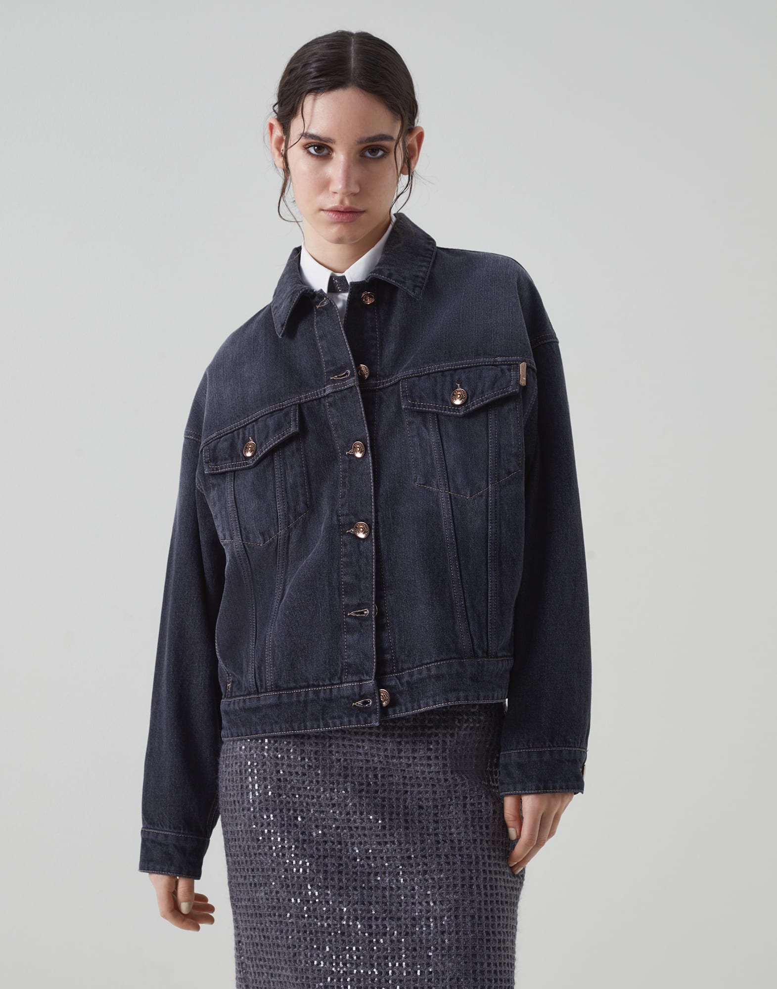 Brunello cucinelli 2025 denim jacket
