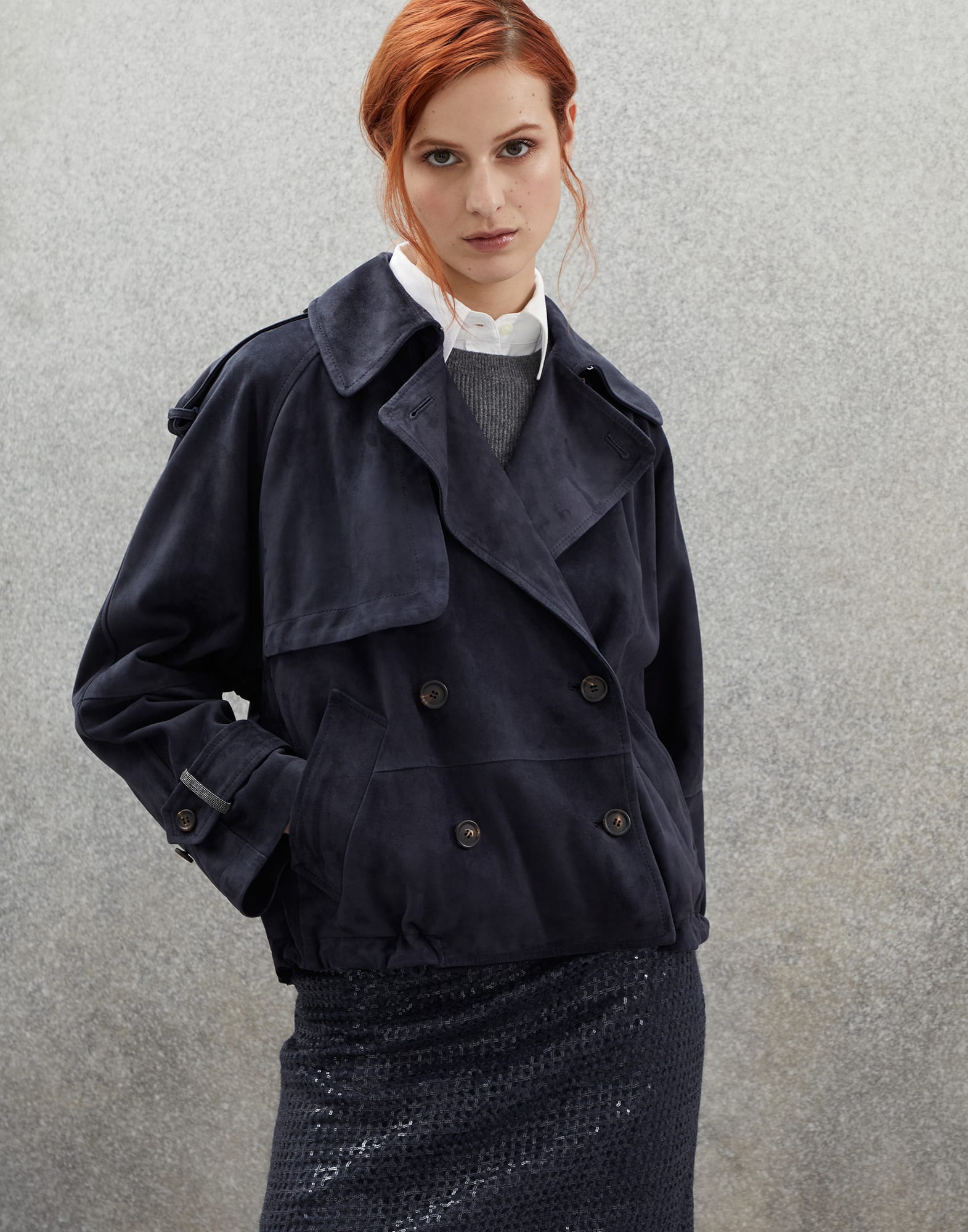 Brunello cucinelli 2025 suede jacket