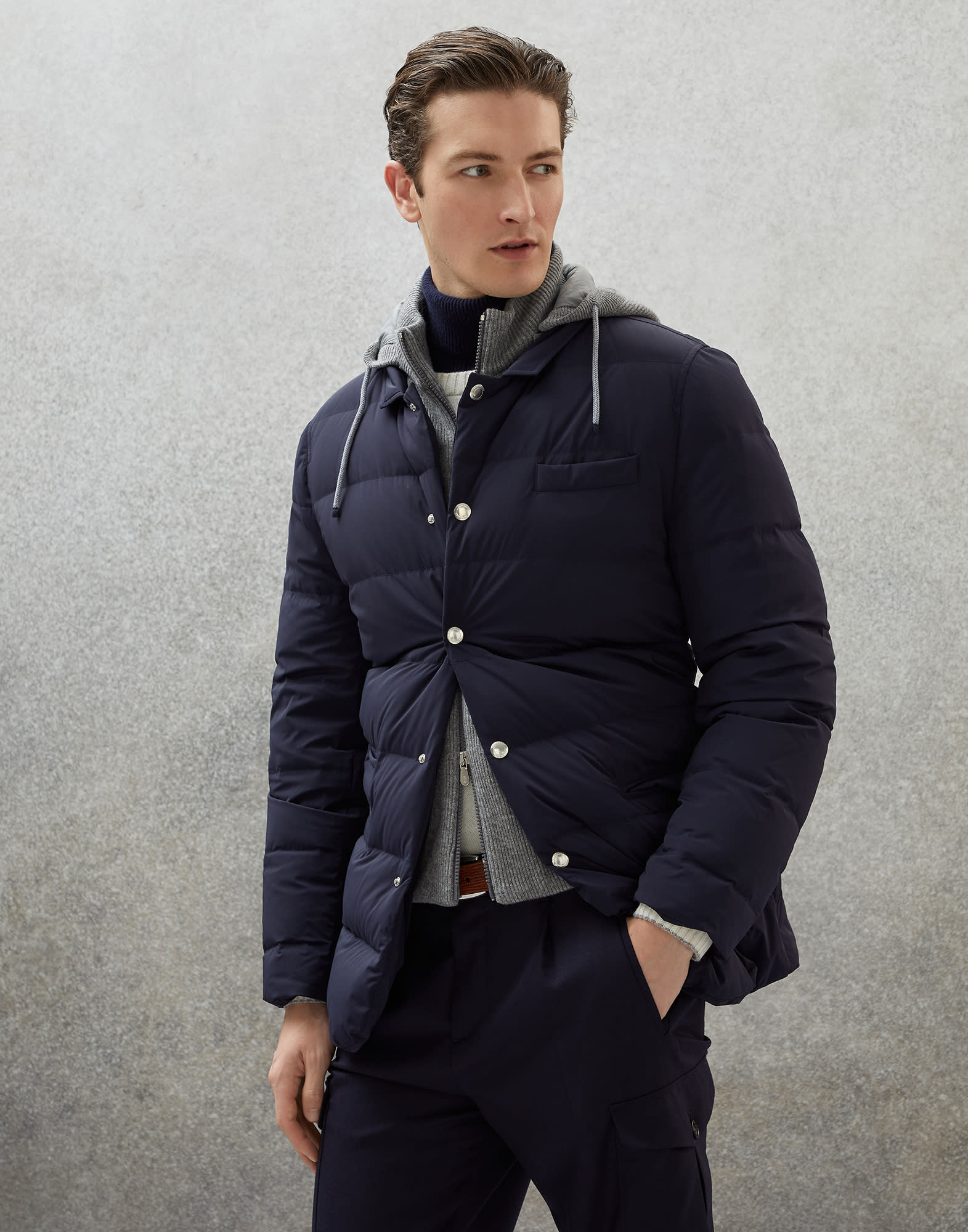 Brunello cucinelli puffer jacket hotsell