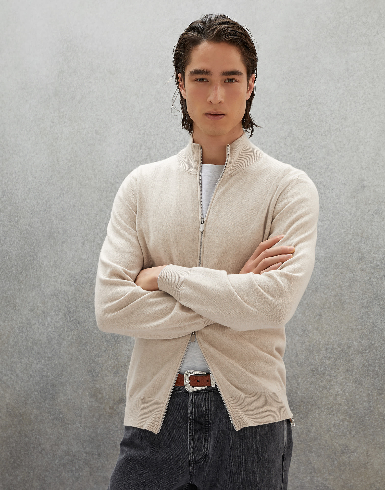 Cashmere cardigan 232M2200106CS39608 for Man Brunello Cucinelli