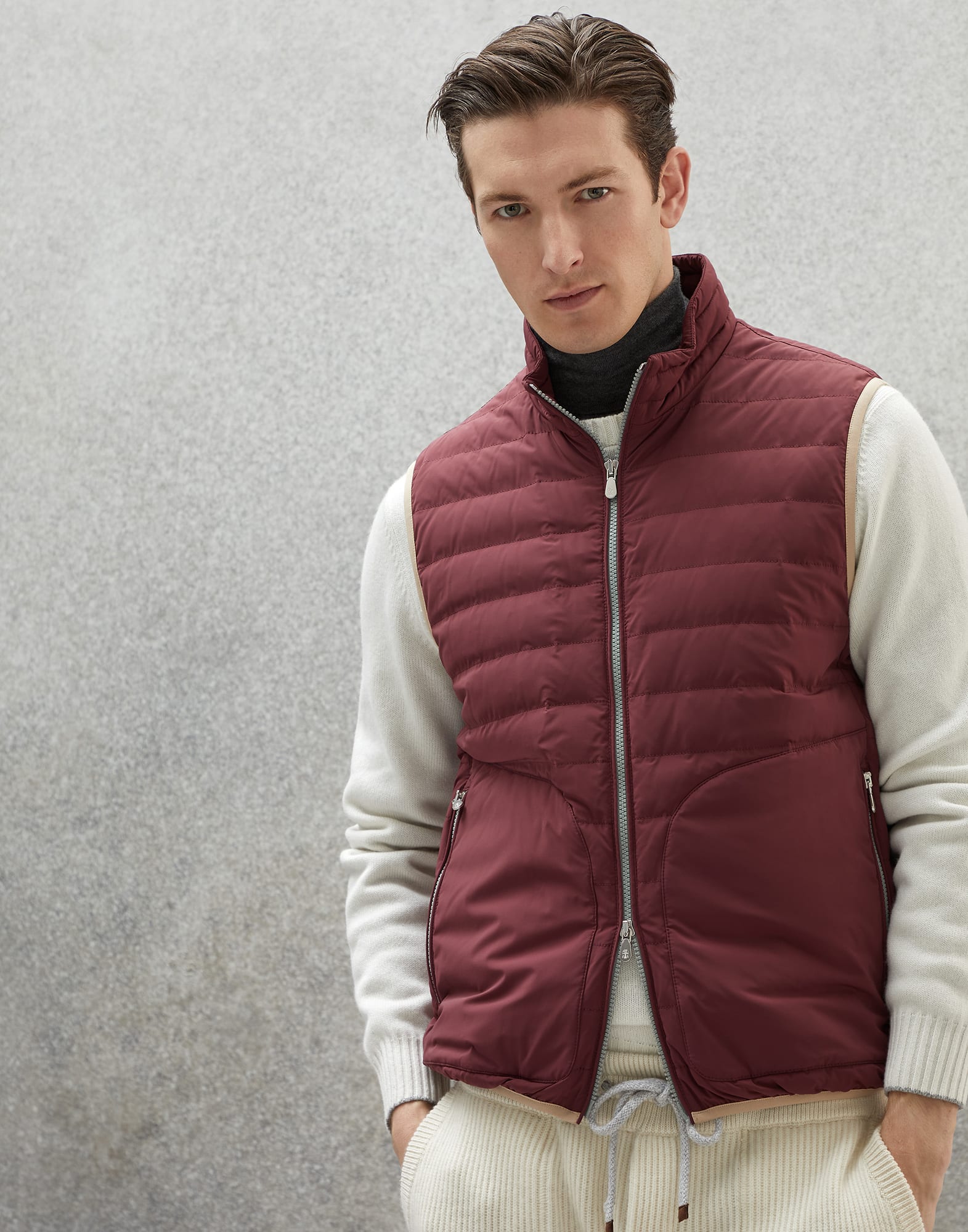 Lightweight down vest