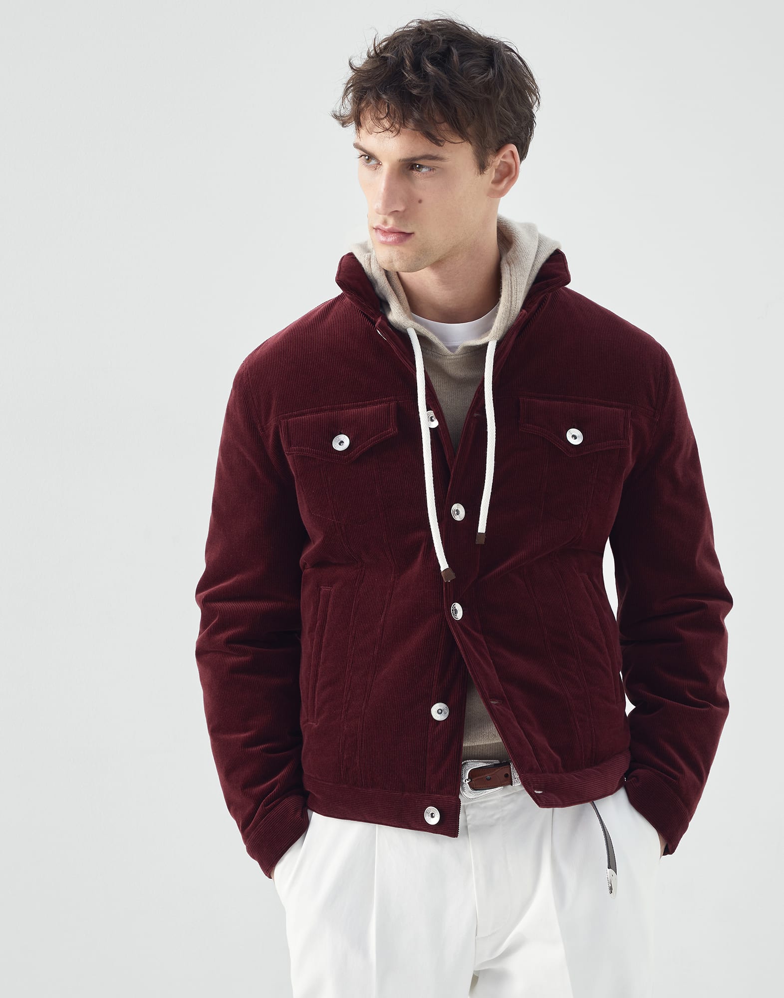 Four pocket jacket with padding