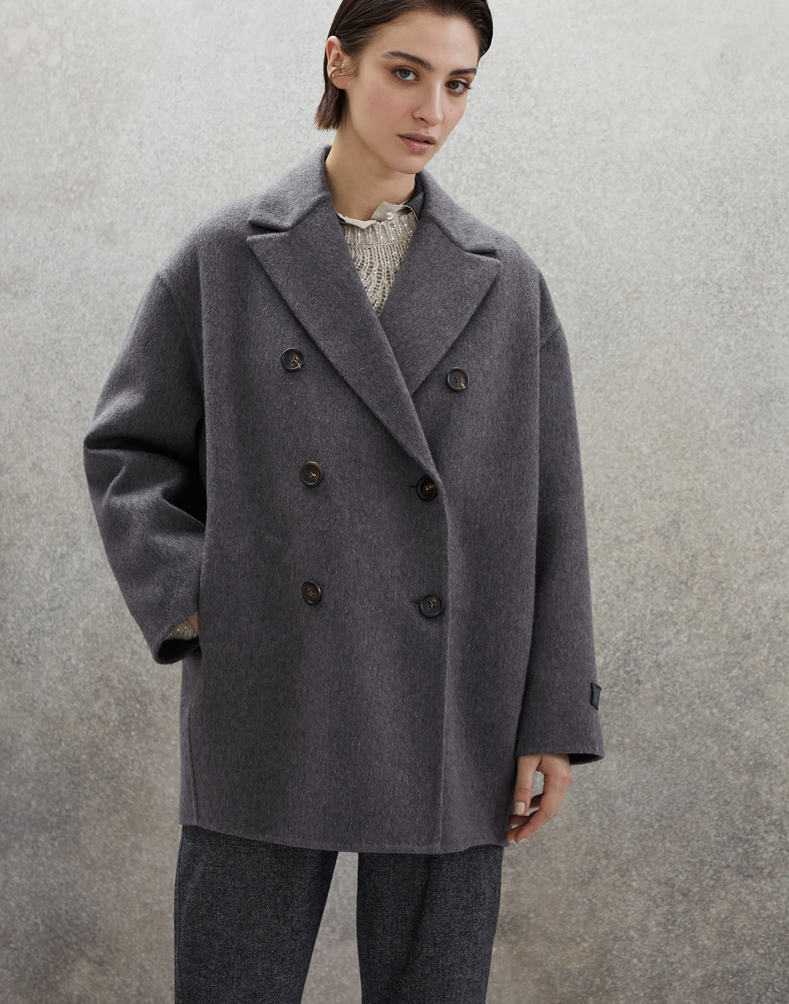 Hand finished Caban jacket