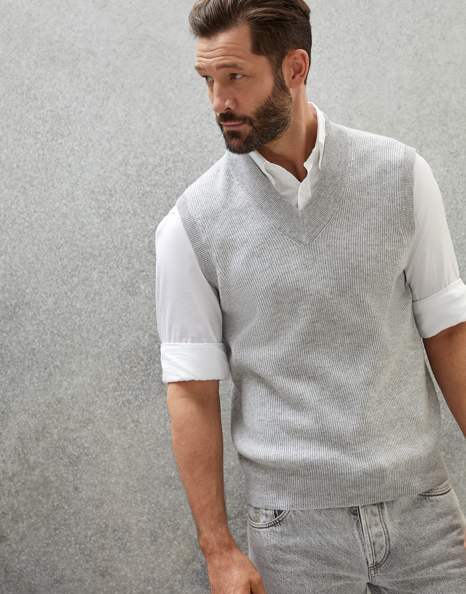 Men's cashmere 2025 sweater vests