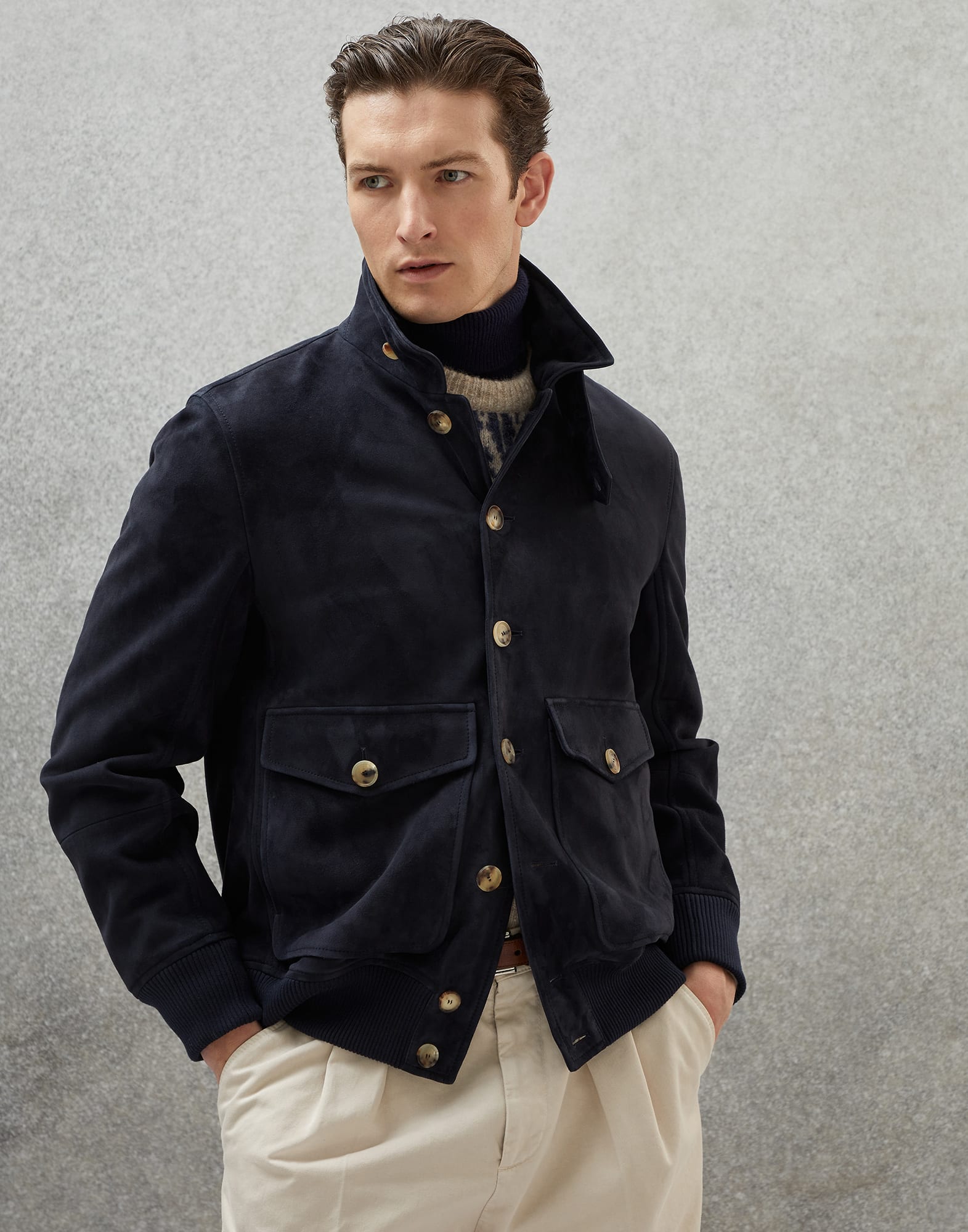 Brunello cucinelli 2025 suede jacket