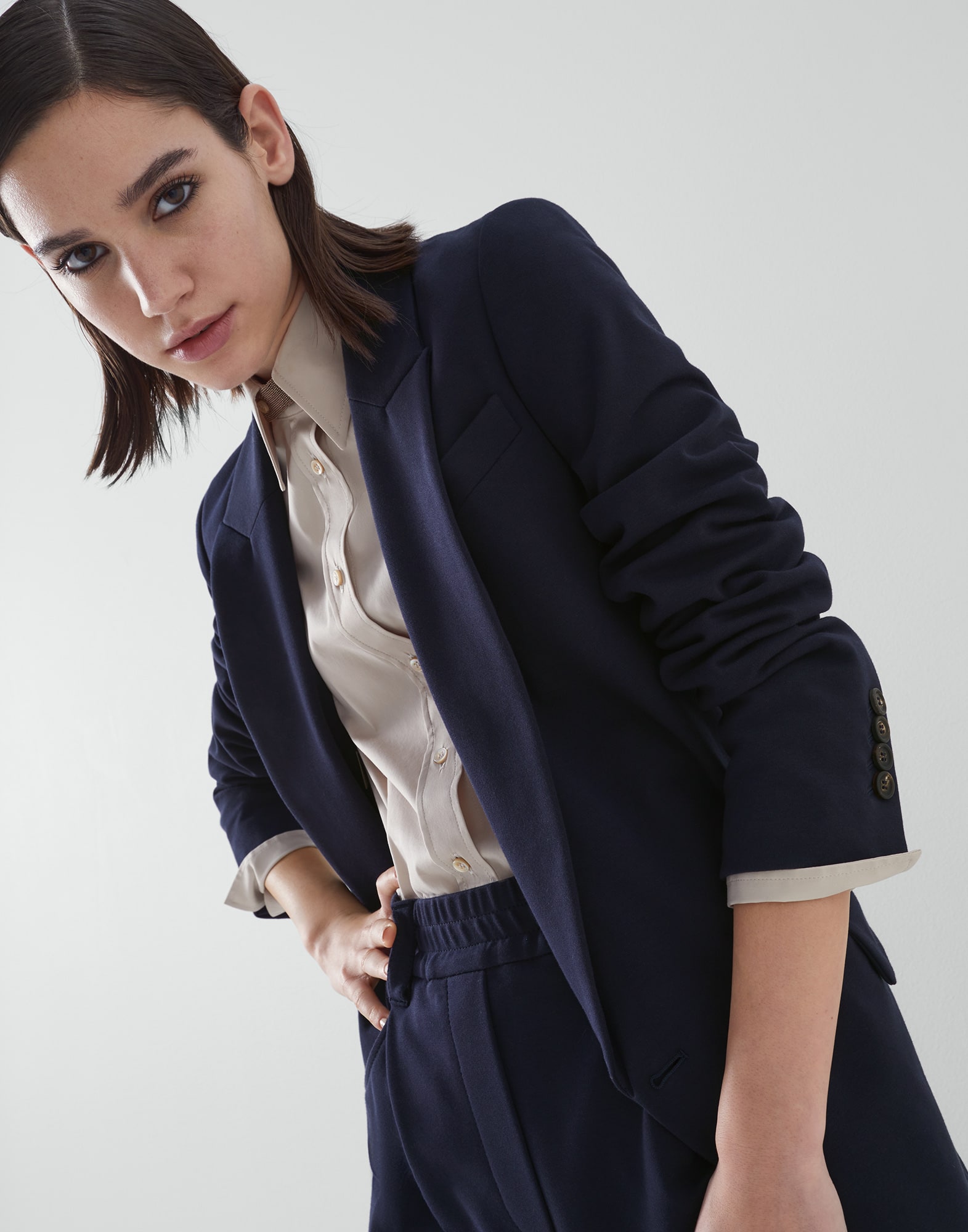 Cotton blazer 232M0R242204C244603 for Woman Brunello Cucinelli