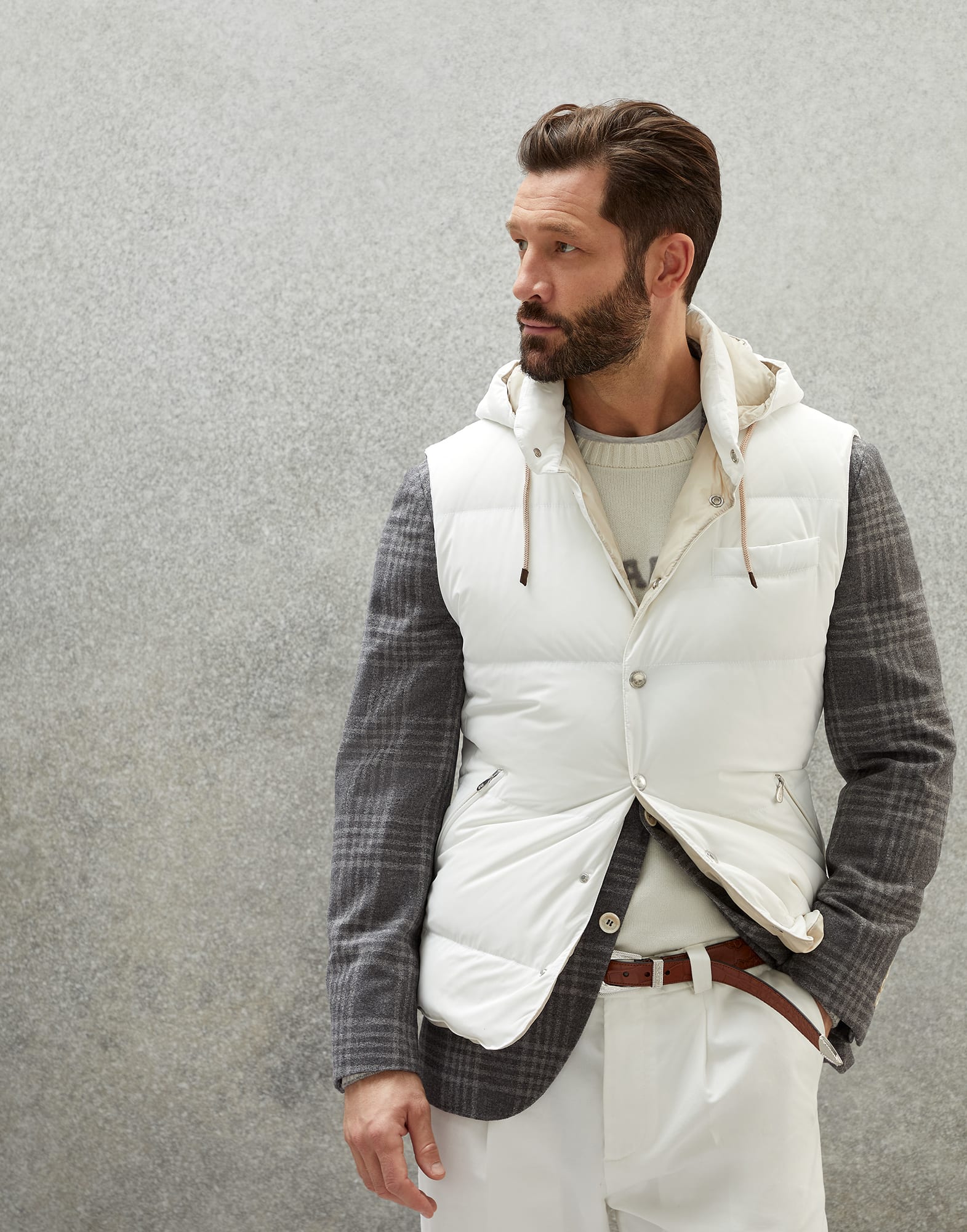 Nylon down vest