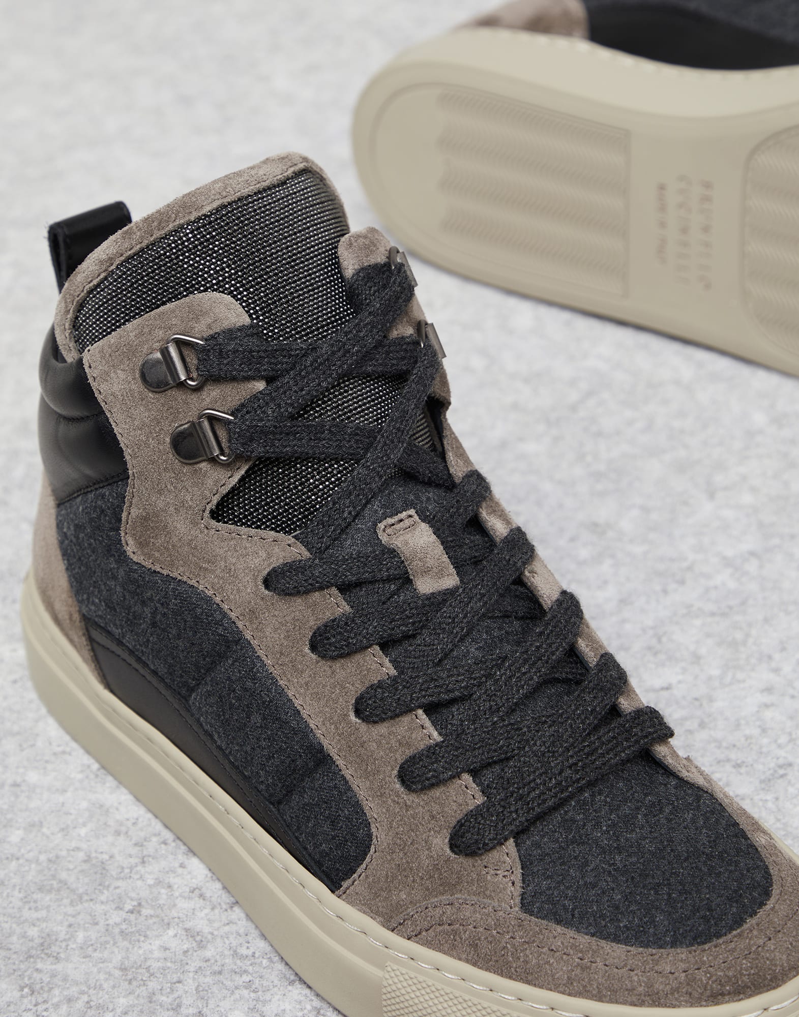 Brunello cucinelli high top sneakers online