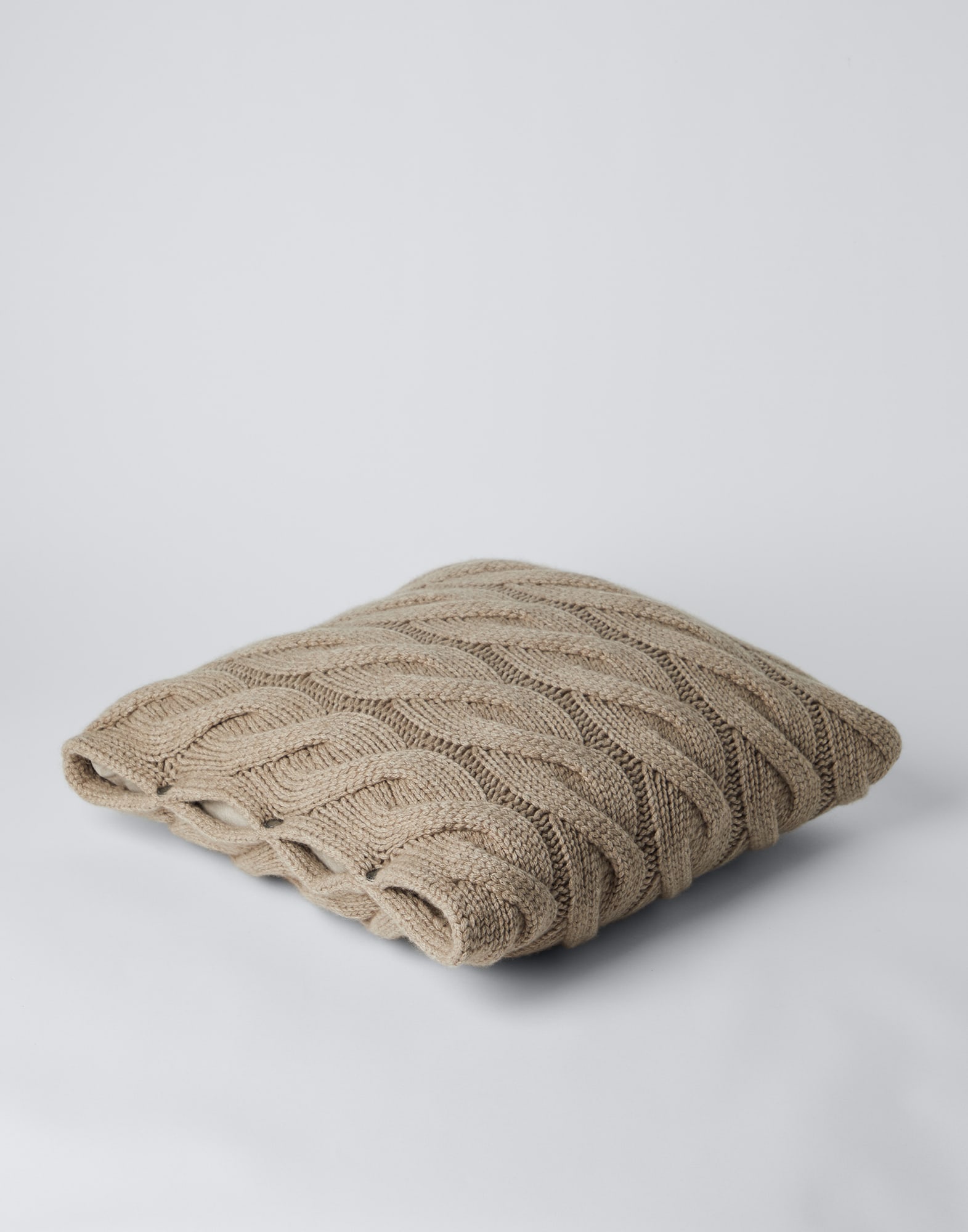 Large knitted cushion best sale