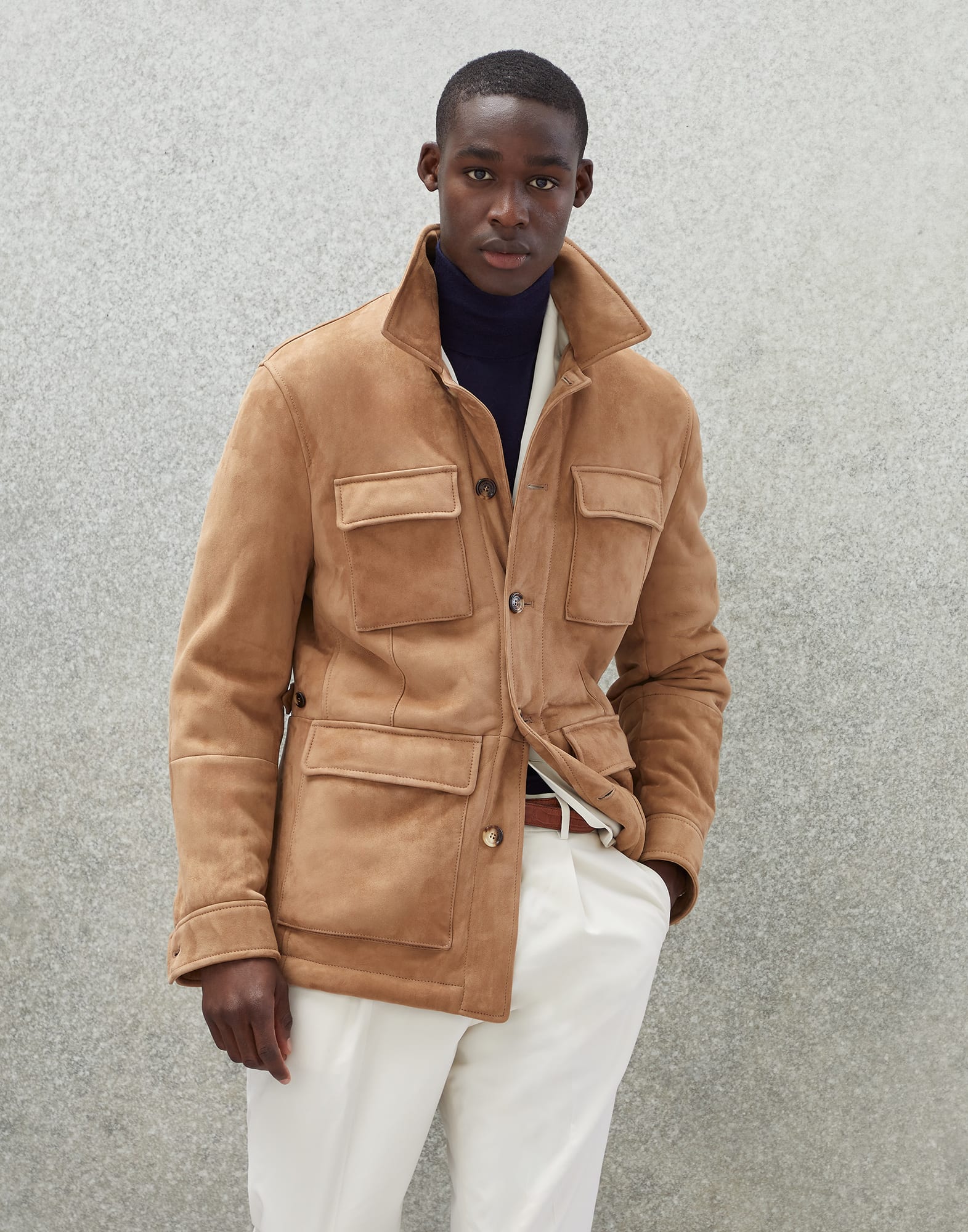 Brunello cucinelli coat mens sale