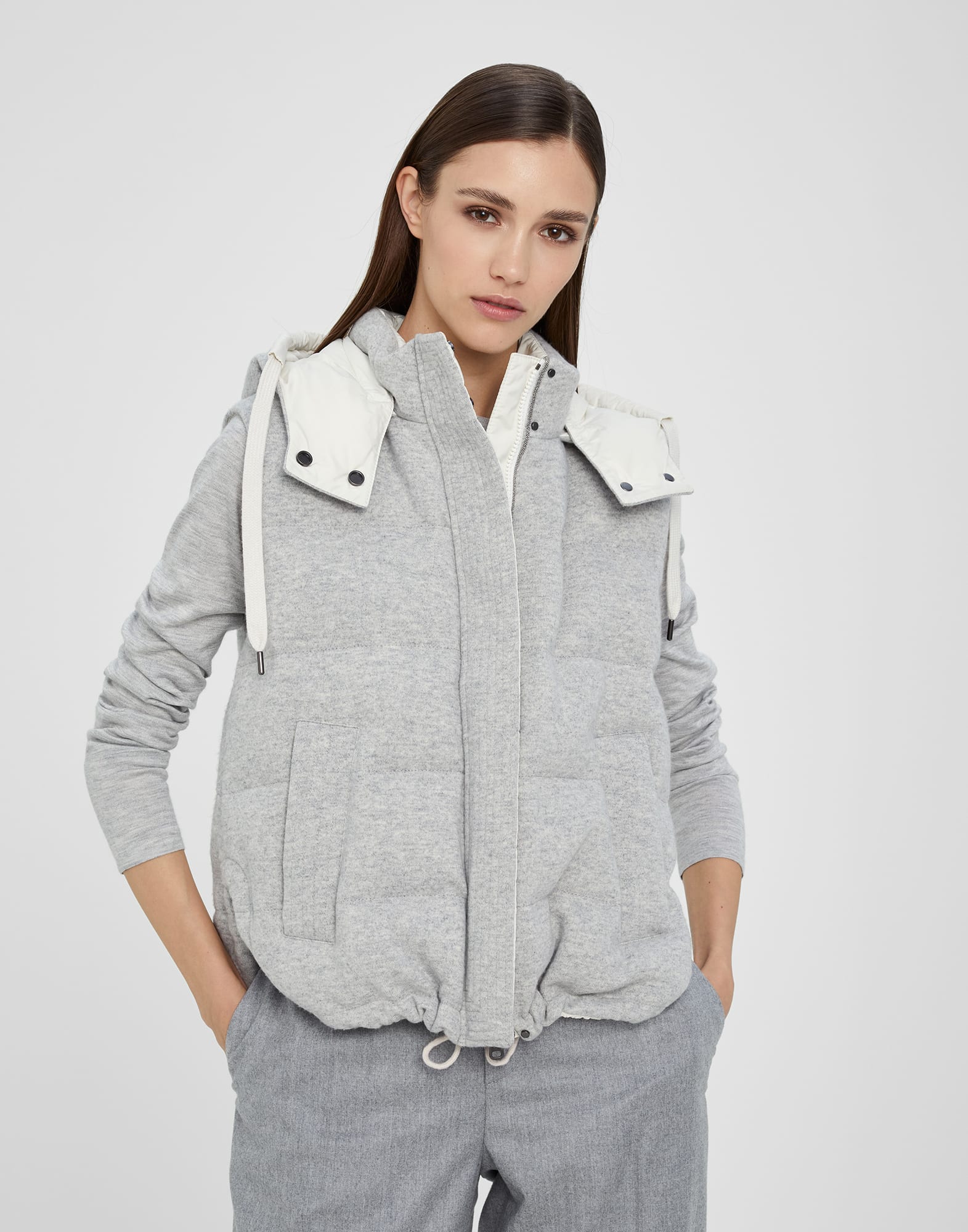 Brunello cucinelli down vest sales