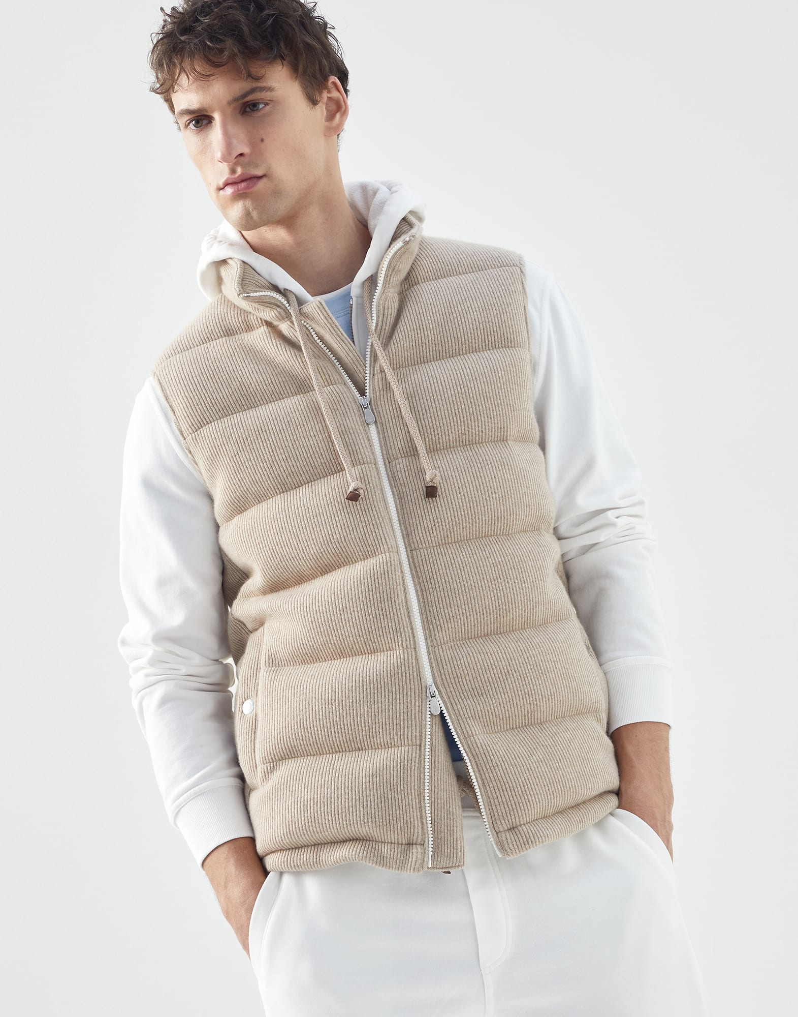 Brunello cucinelli down deals vest