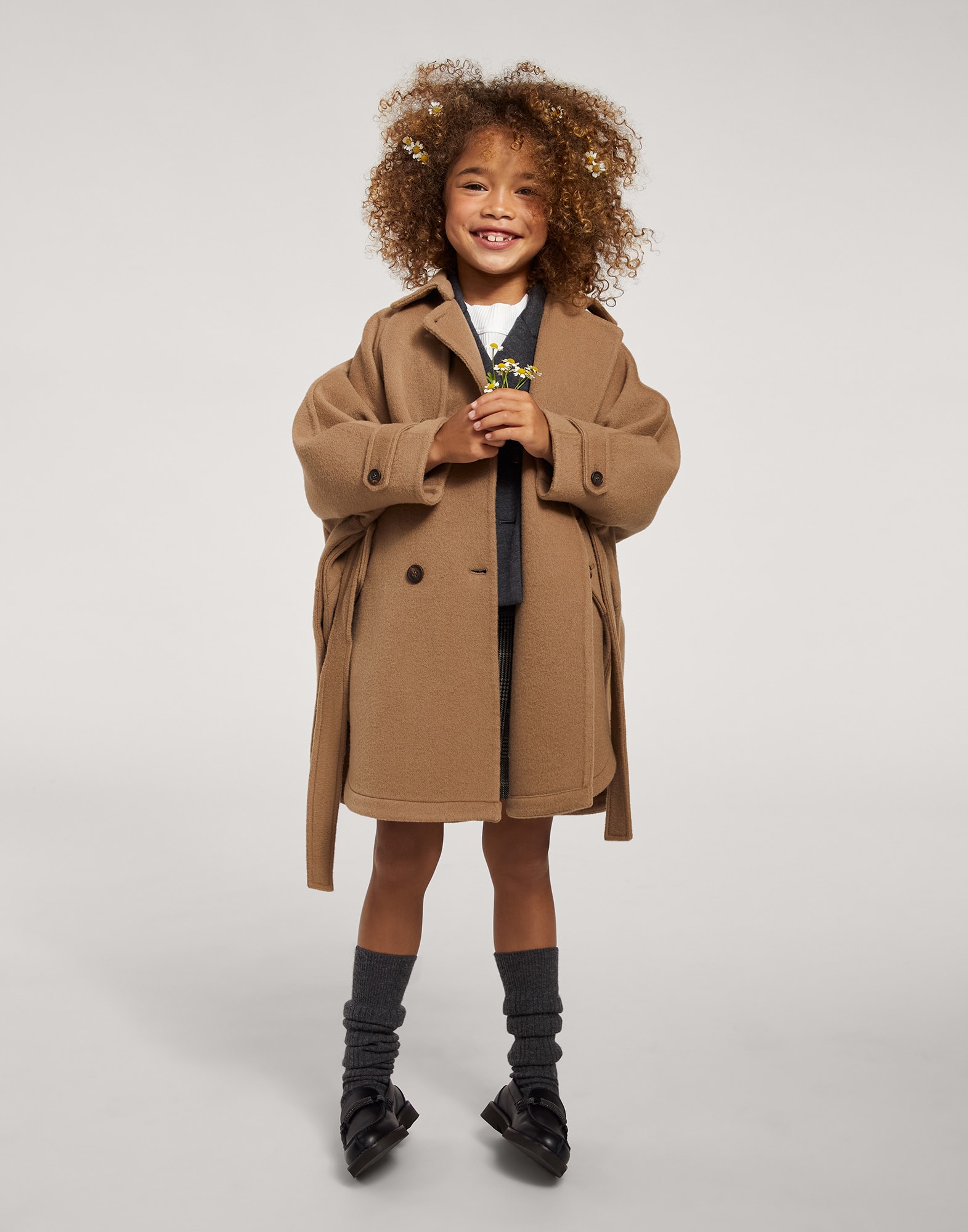 Abrigo de pelo para niña – Tienda de Ropa Infantil online – Calabuch