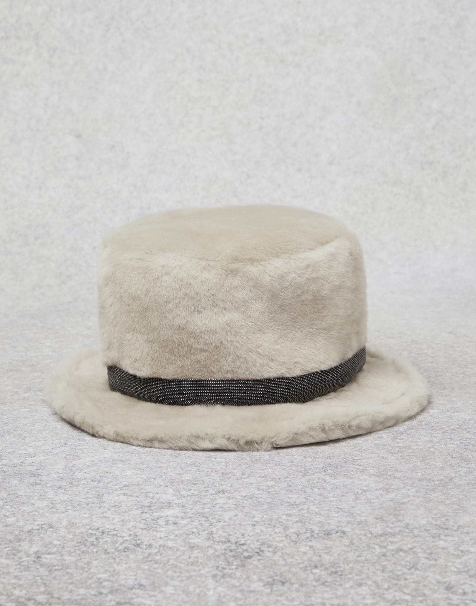 Soft shearling hat