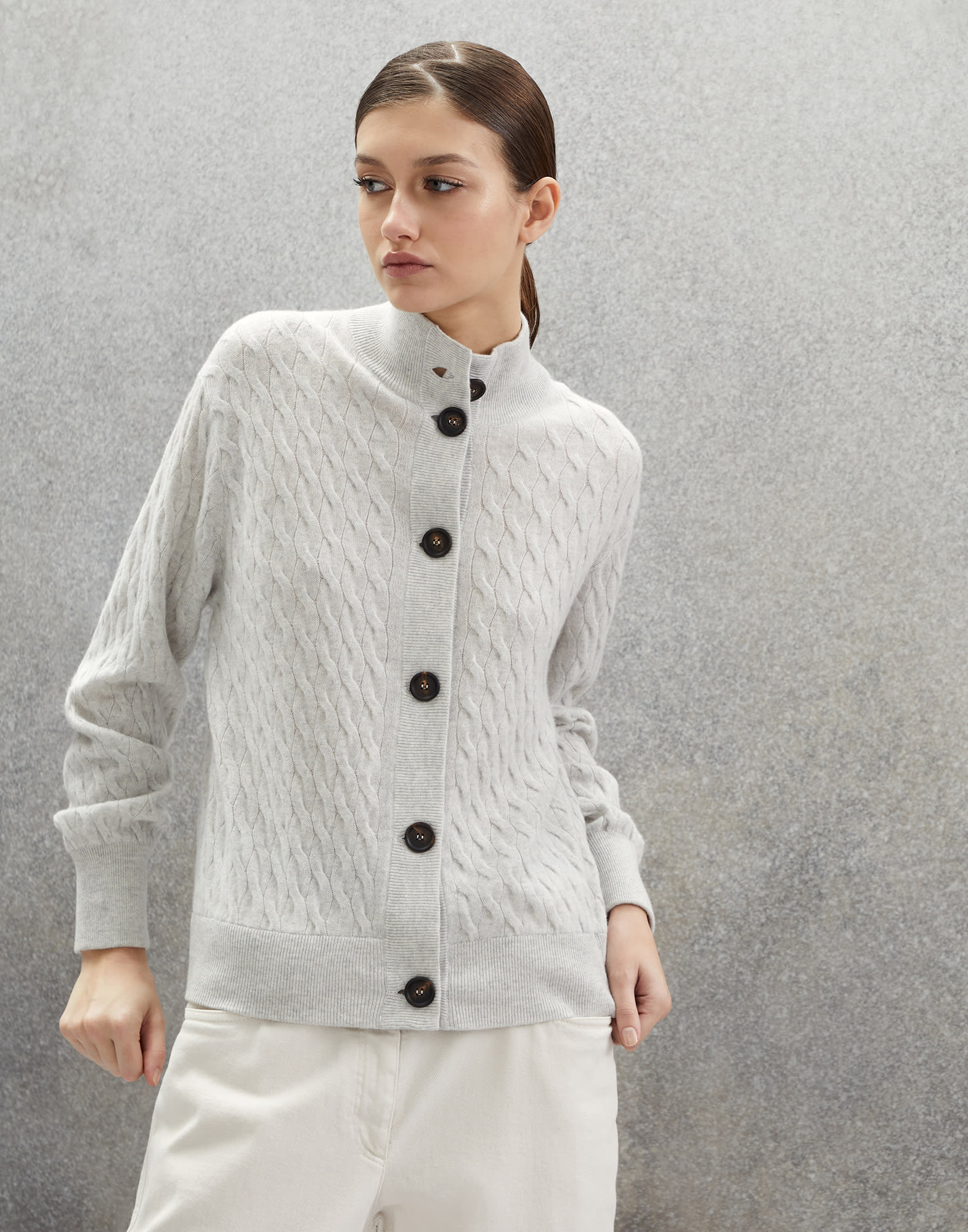Cashmere cardigan (232M12192406) for Woman