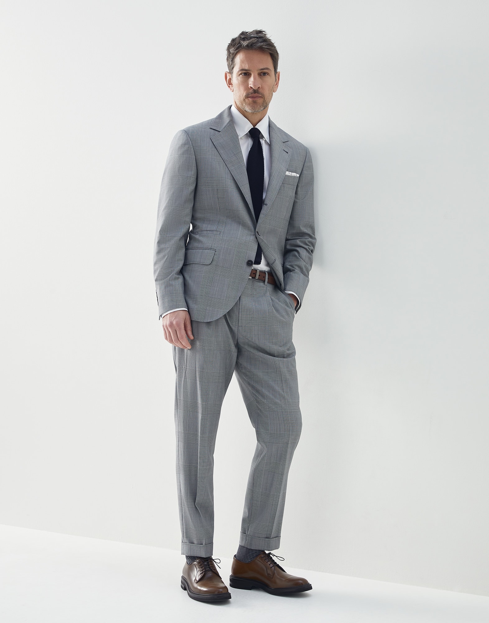 Prince of Wales trousers (232MN476L00H) for Man | Brunello Cucinelli