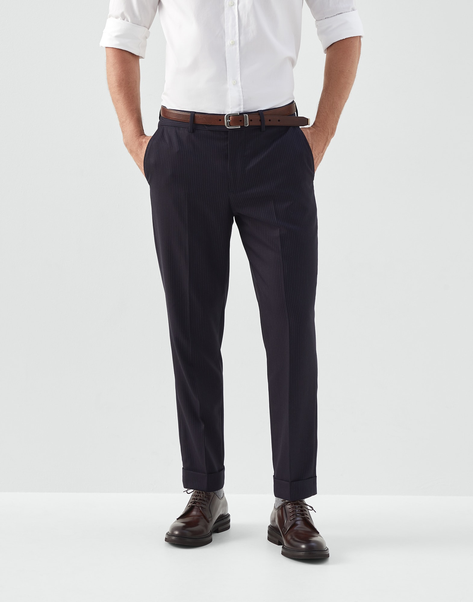 Chalk stripe best sale pants